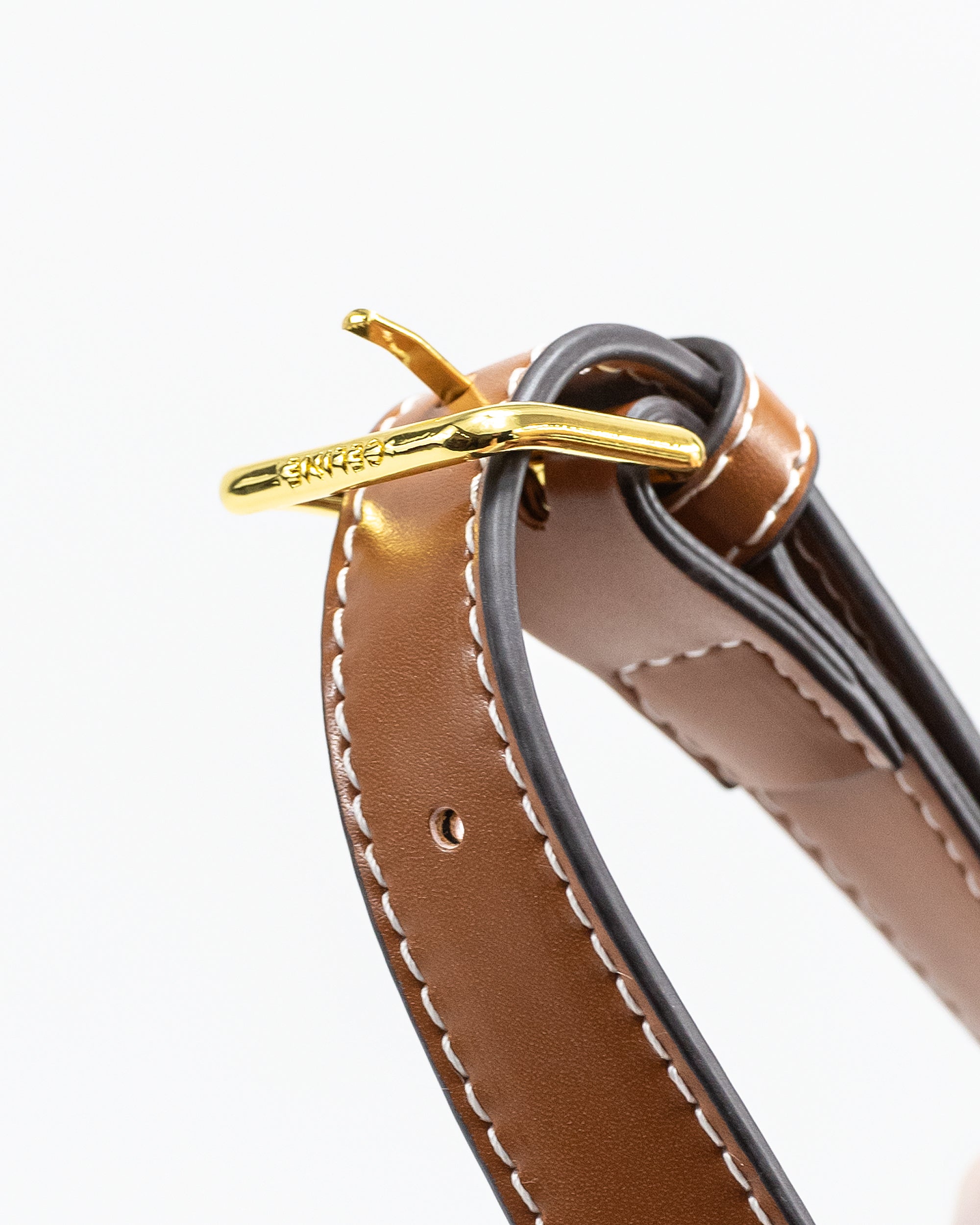 CELINE SMALL BUCKET CUIR TRIOMPHE BAG