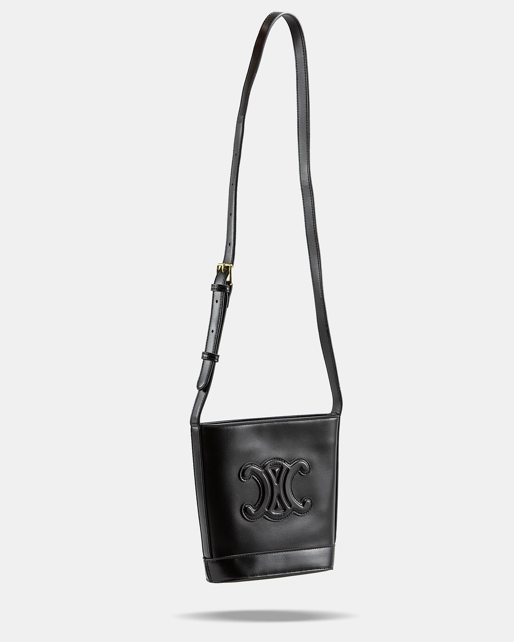 CELINE SMALL BUCKET CUIR TRIOMPHE BAG