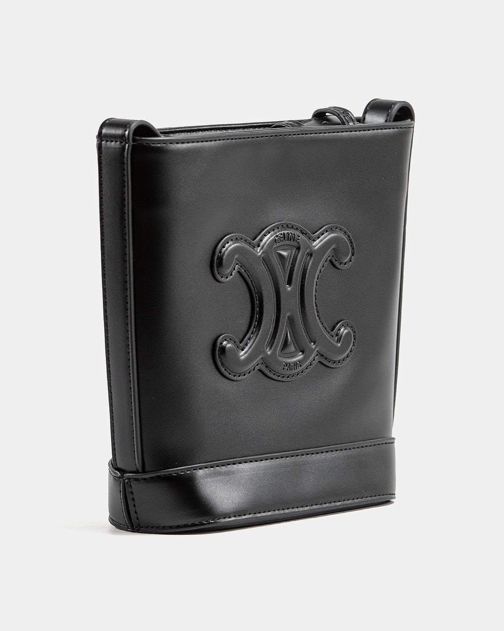 CELINE SMALL BUCKET CUIR TRIOMPHE BAG