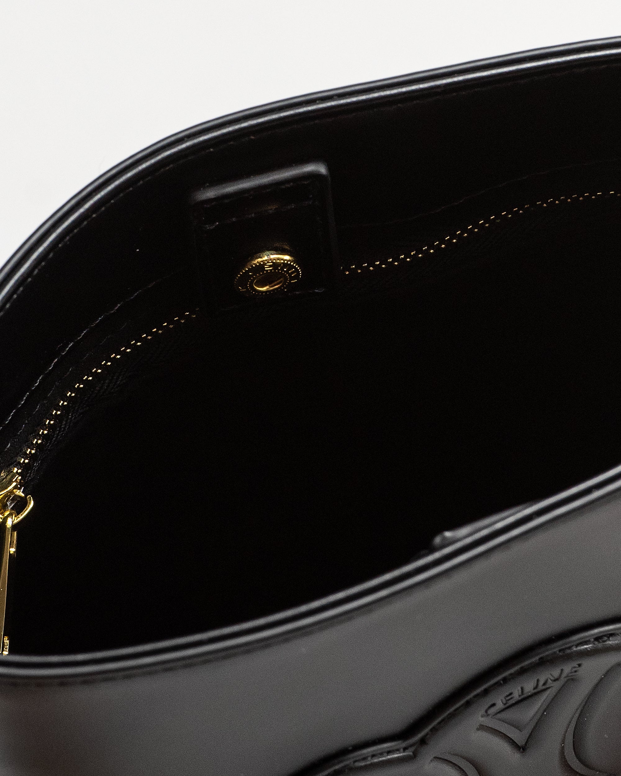 CELINE SMALL BUCKET CUIR TRIOMPHE BAG