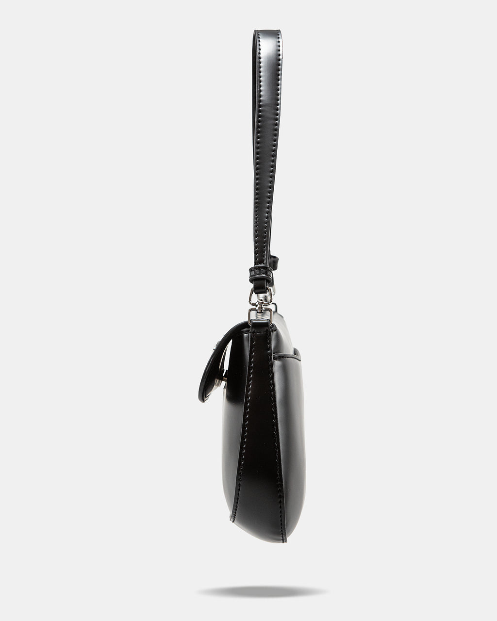 PRADA CLEO LACQUERED LEATHER MINI BAG