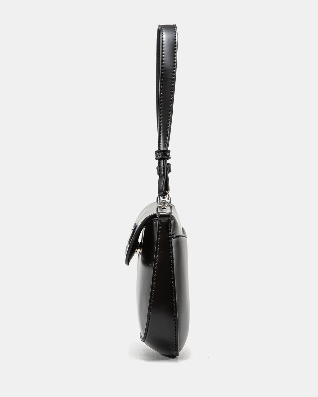PRADA CLEO LACQUERED LEATHER MINI BAG