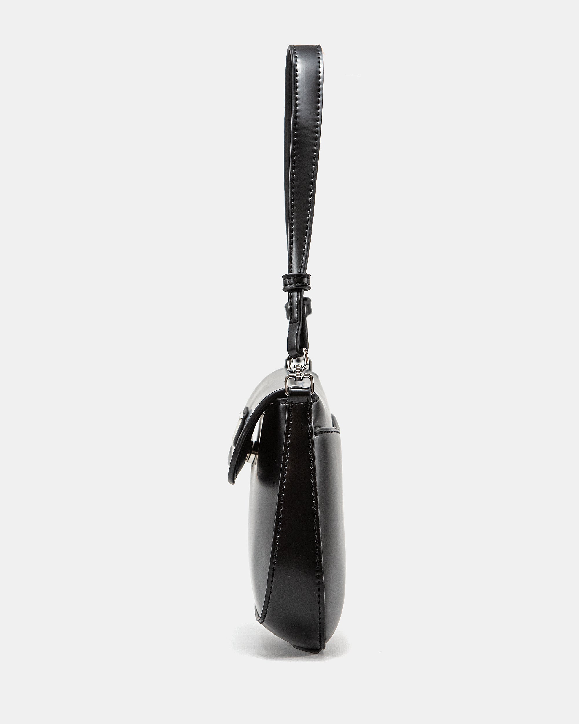 PRADA CLEO LACQUERED LEATHER MINI BAG