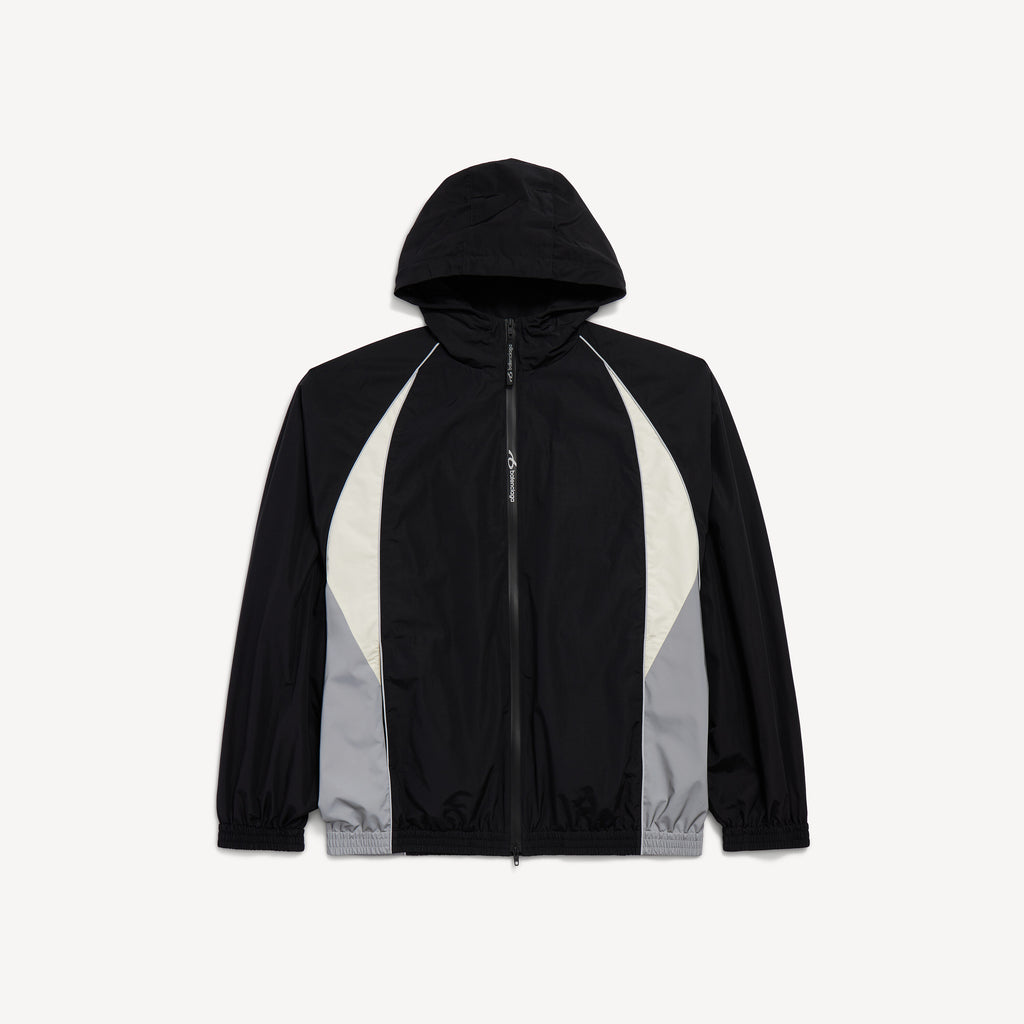 BALENCIAGA BODIES TRACKSUIT JACKET IN BLACK
