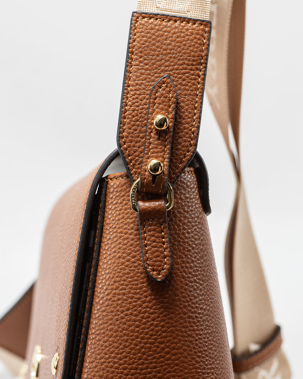 BURBERRY VINTAGE CHECK LEATHER NOTE CROSSBODY BAG