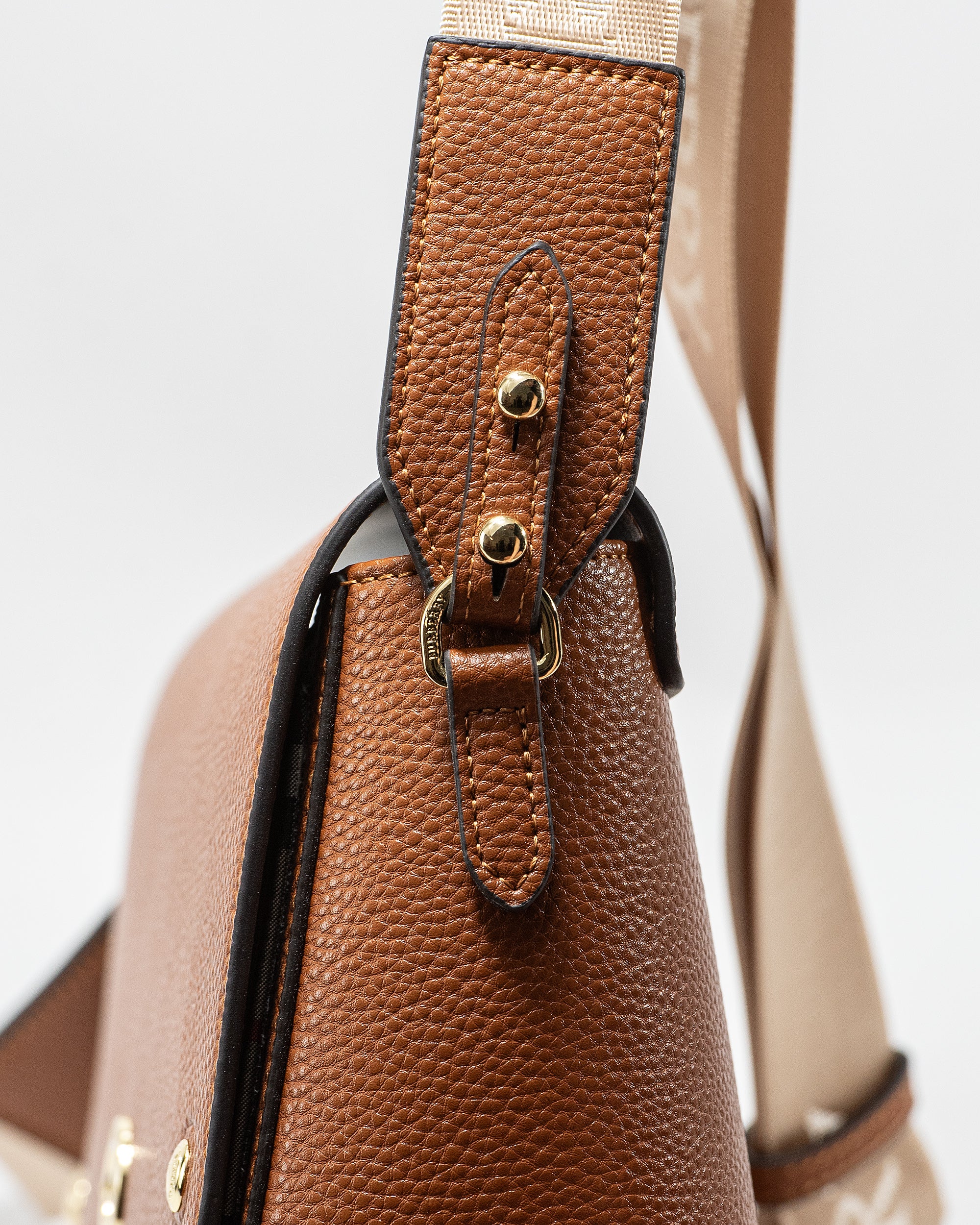 BURBERRY VINTAGE CHECK LEATHER NOTE CROSSBODY BAG