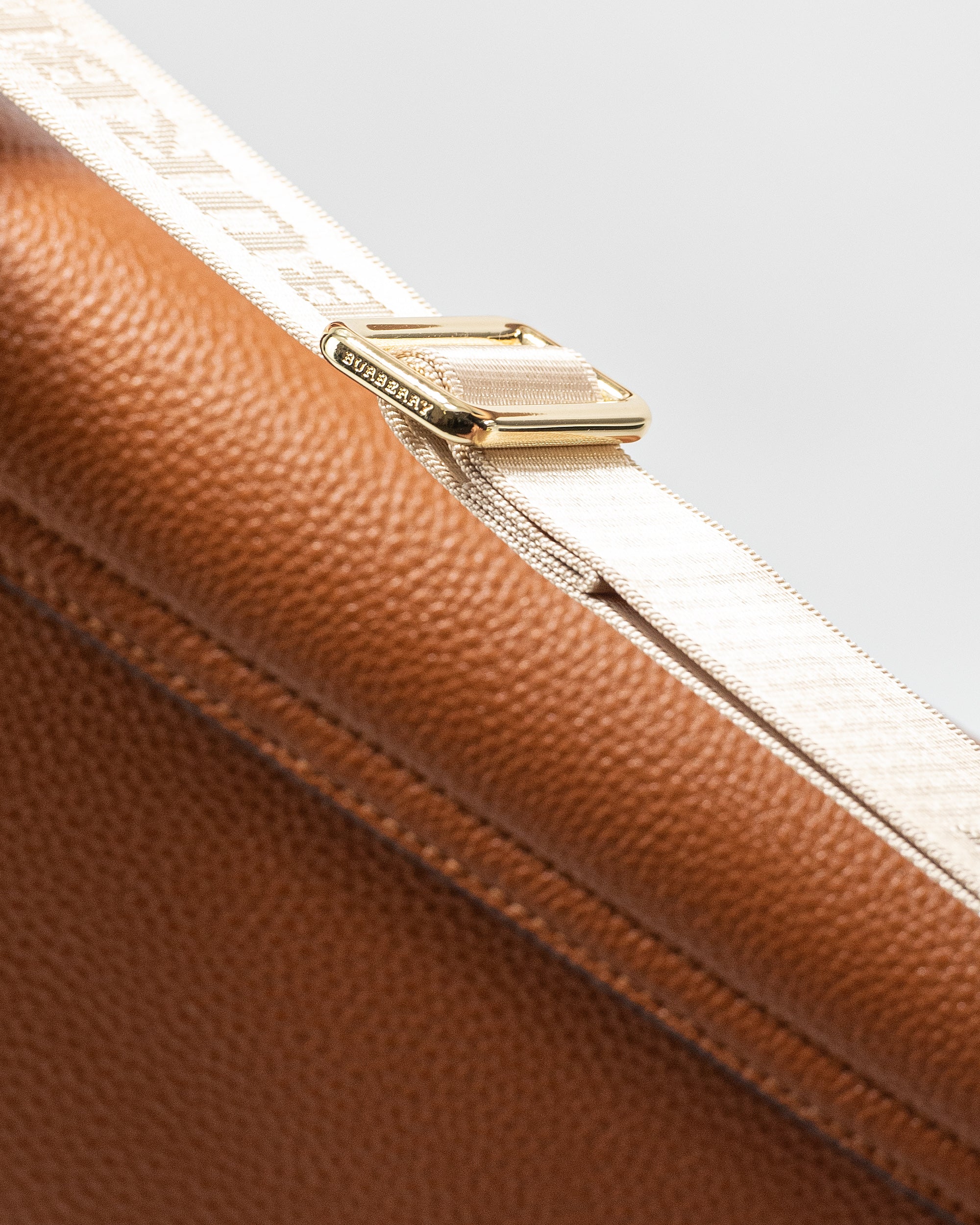 BURBERRY VINTAGE CHECK LEATHER NOTE CROSSBODY BAG