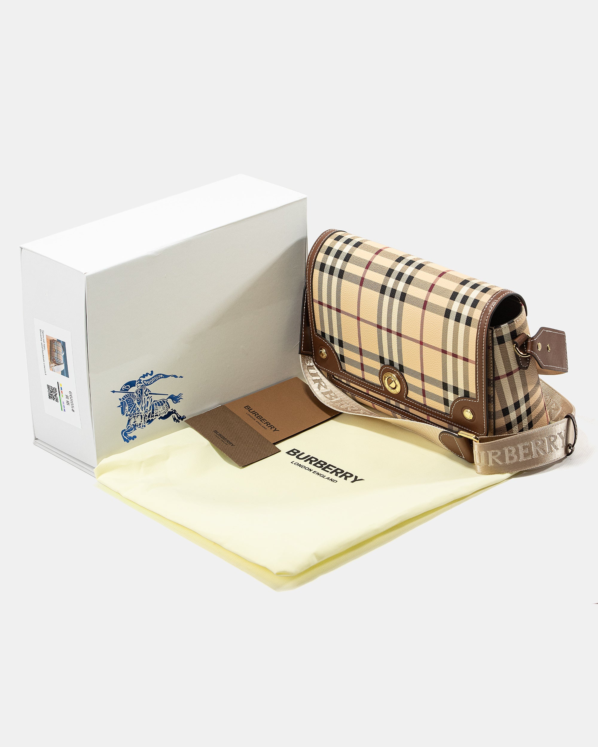BURBERRY NOTE CROSSBODY BAG
