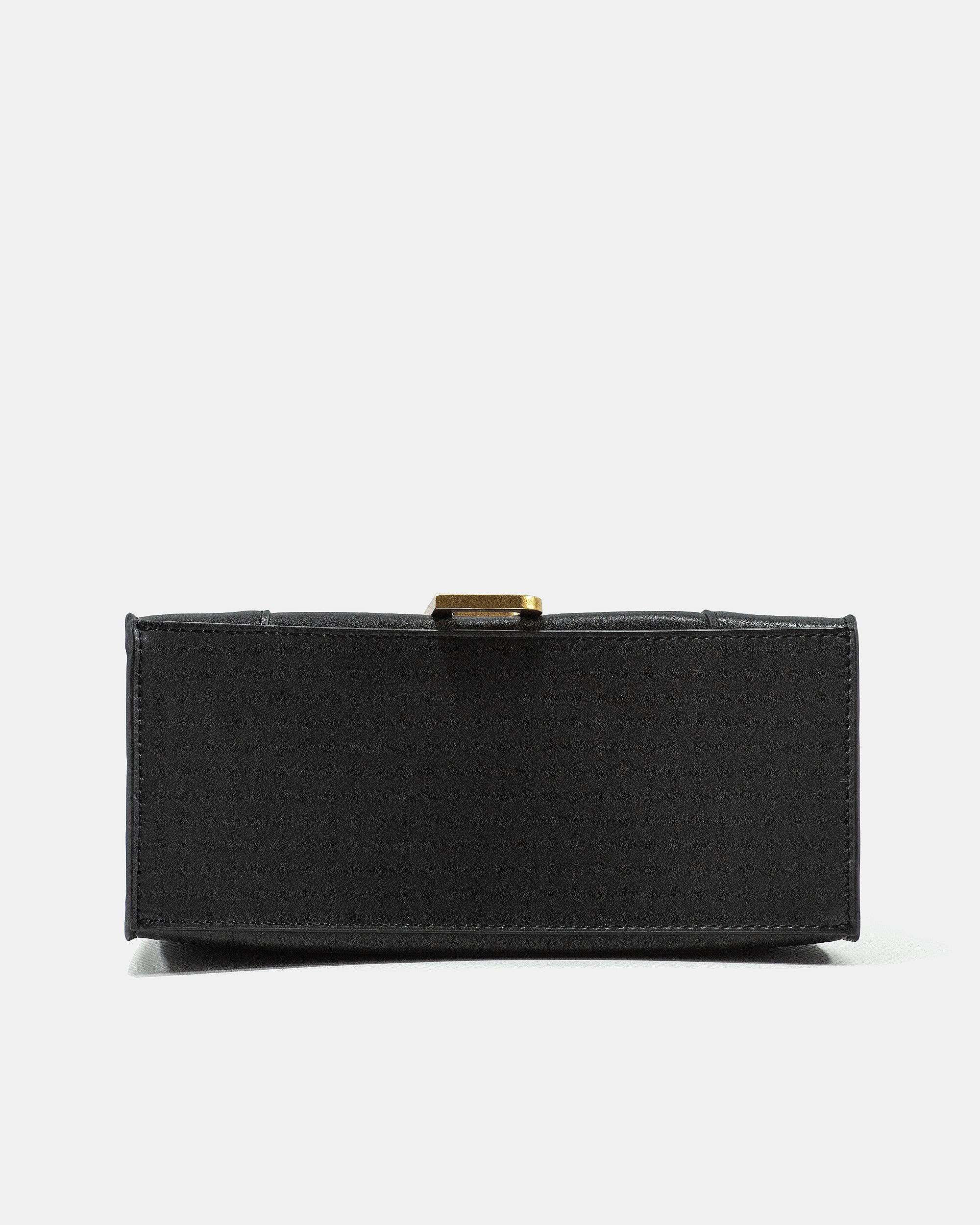 BALENCIAGA HOURGLASS BAG IN BLACK
