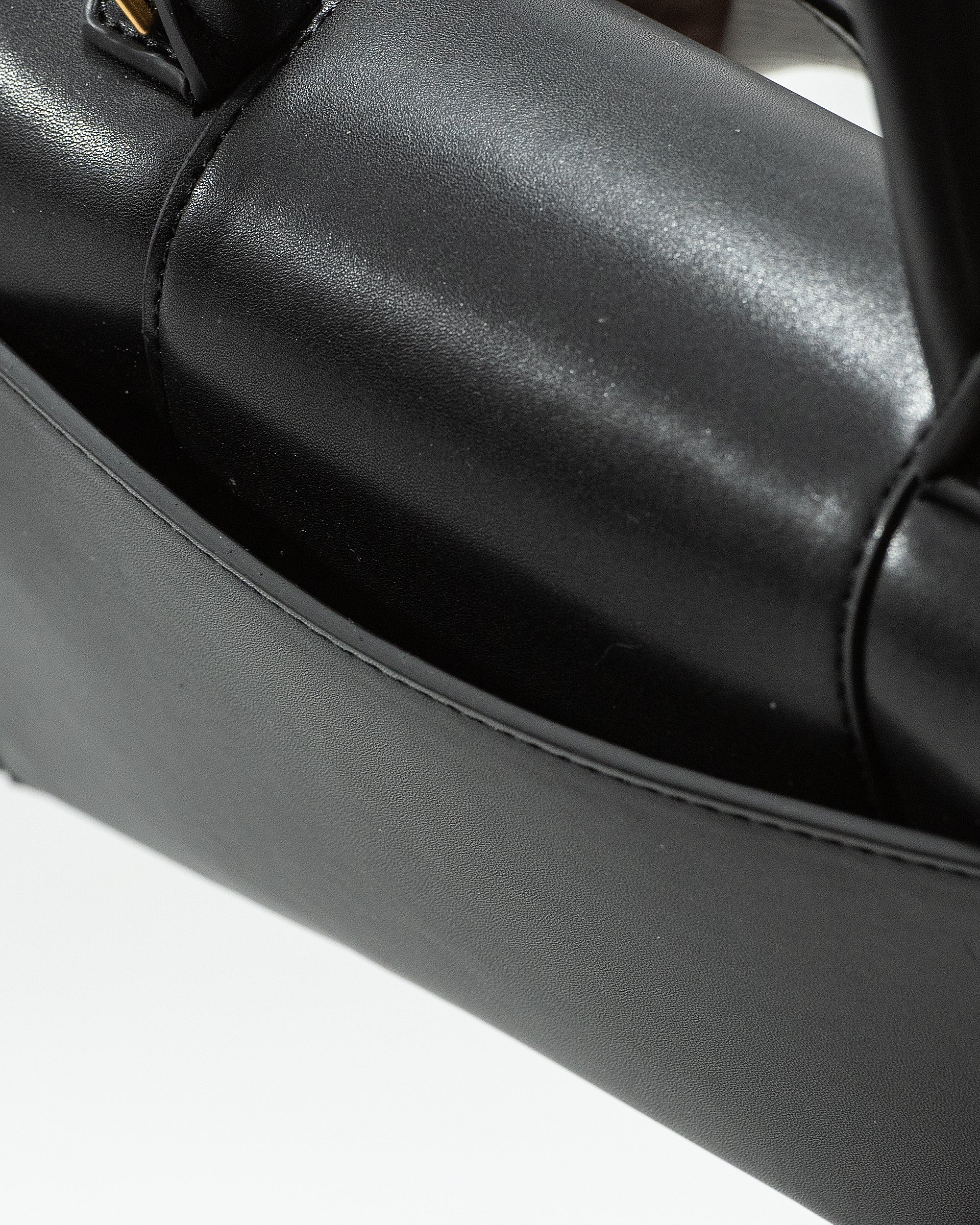 BALENCIAGA HOURGLASS BAG IN BLACK