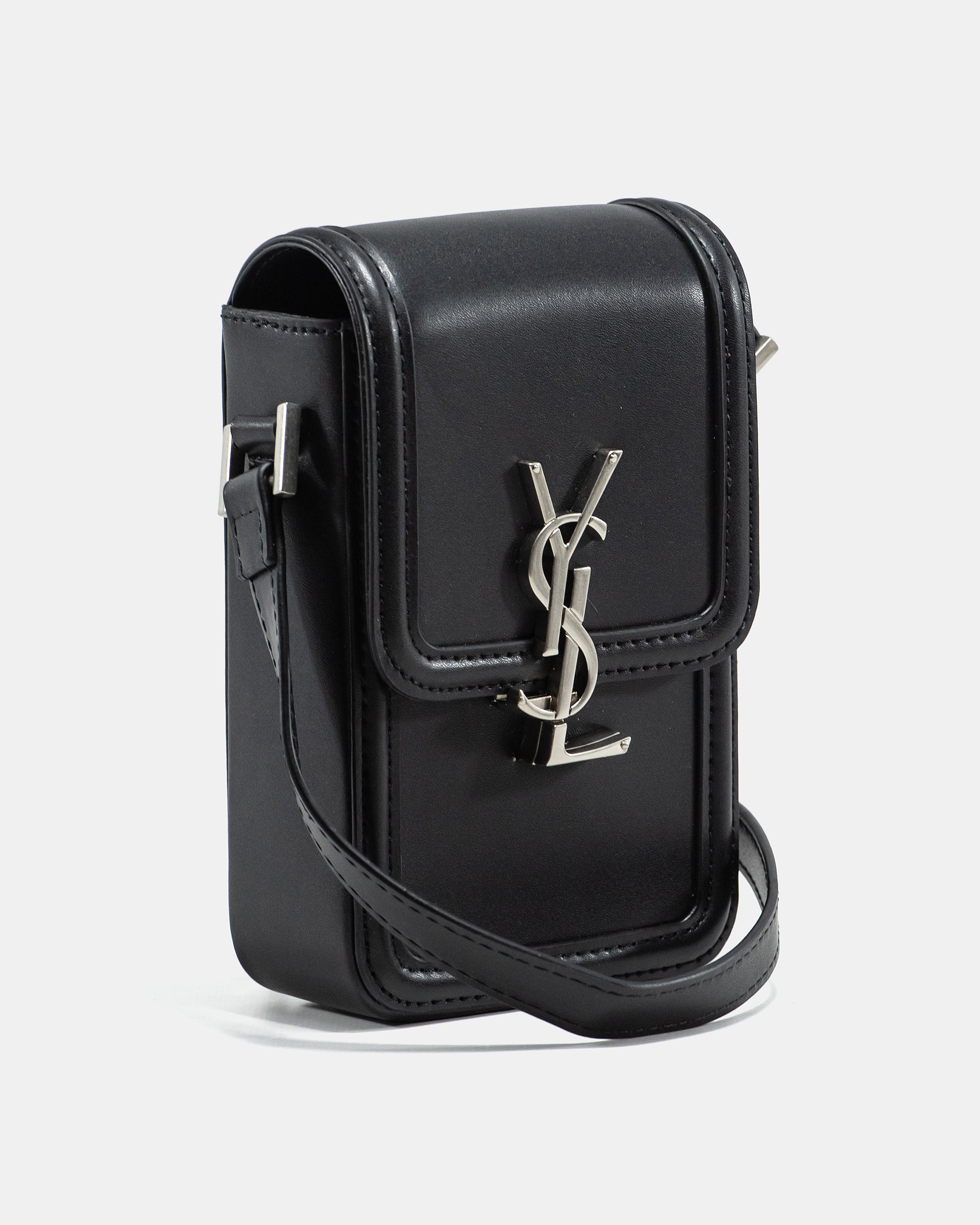 SAINT LAURENT SOLFERINO MINI BAG IN SMOOTH LEATHER