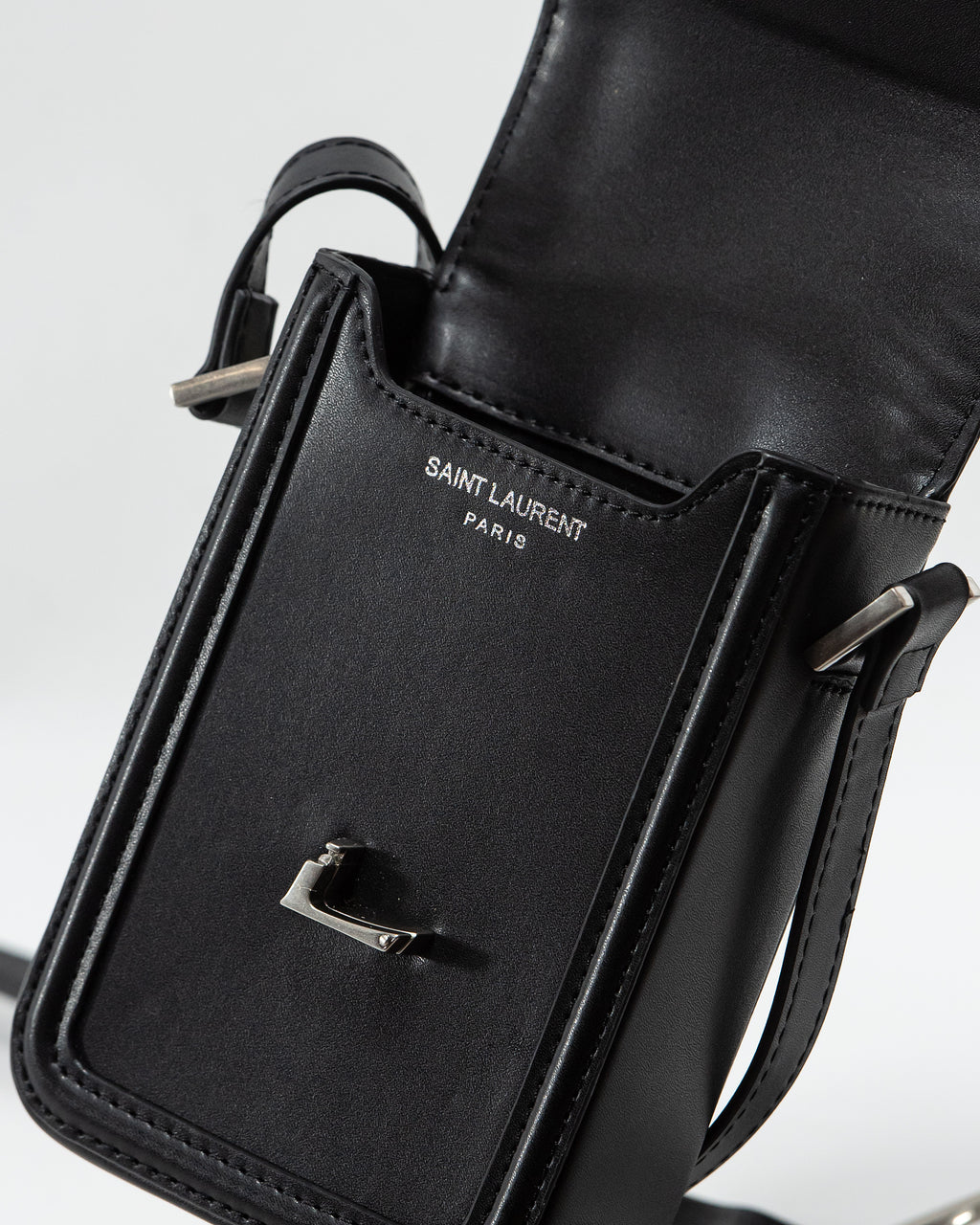 SAINT LAURENT SOLFERINO MINI BAG IN SMOOTH LEATHER