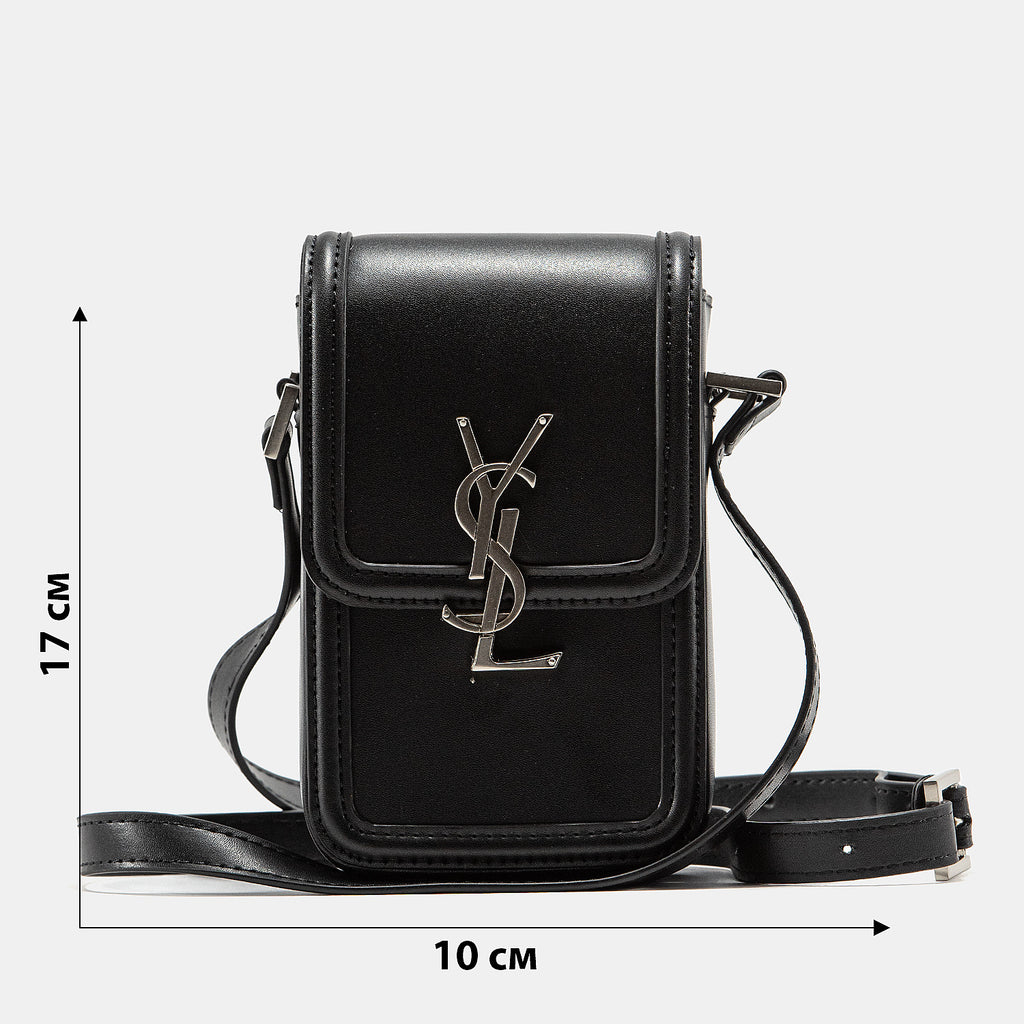 SAINT LAURENT SOLFERINO MINI BAG IN SMOOTH LEATHER