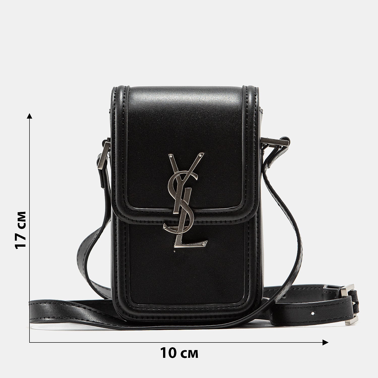 SAINT LAURENT SOLFERINO MINI BAG IN SMOOTH LEATHER