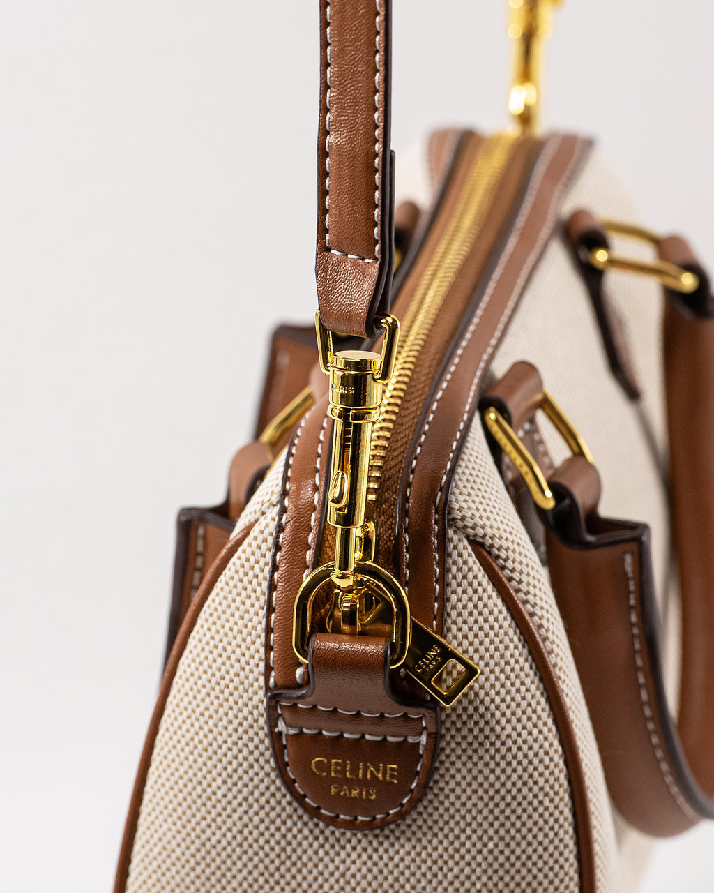 CELINE SMALL BOSTON CUIR TRIOMPHE BAG