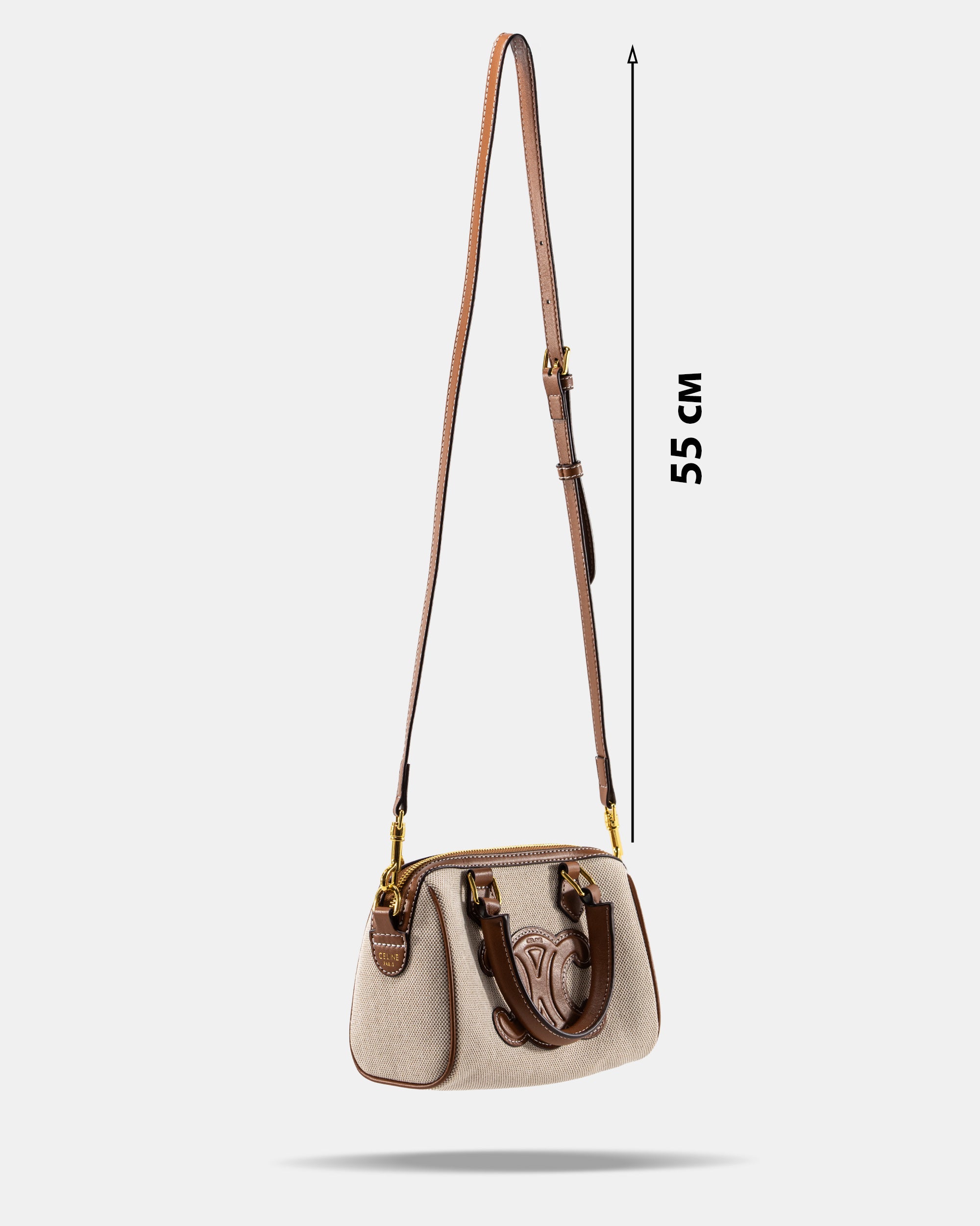 CELINE SMALL BOSTON CUIR TRIOMPHE BAG