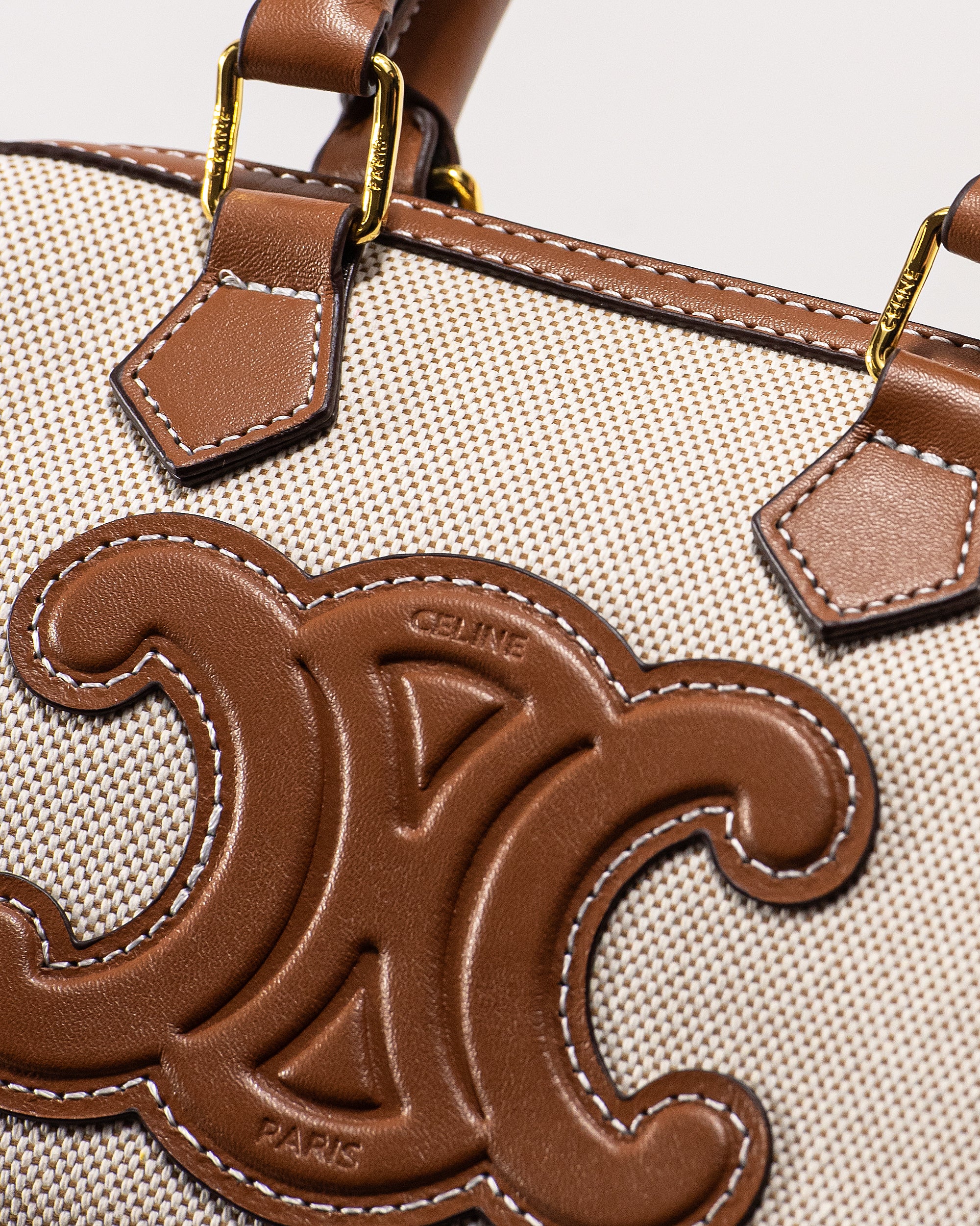 CELINE SMALL BOSTON CUIR TRIOMPHE BAG