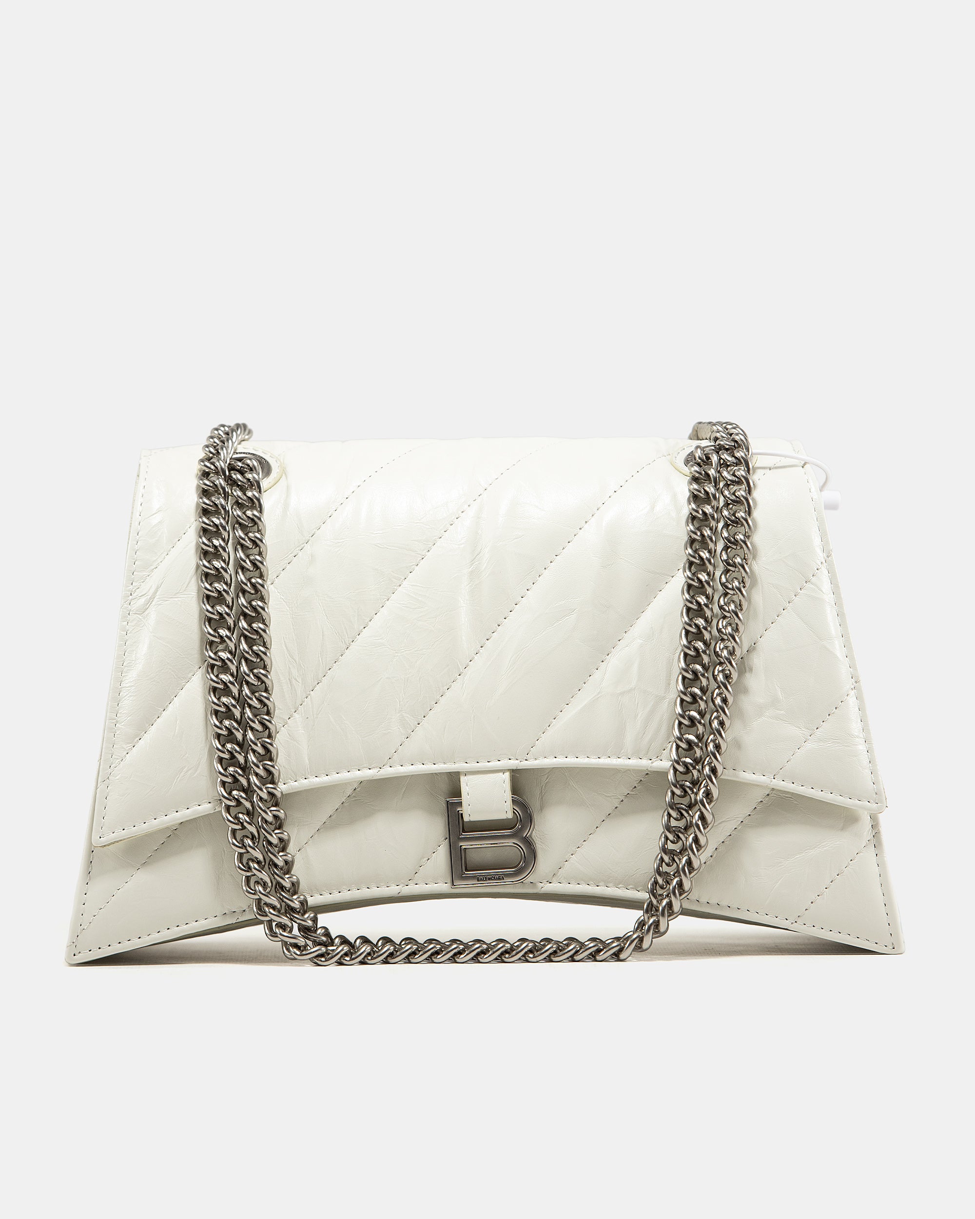 BALENCIAGA SHOULDER BAG IN WHITE