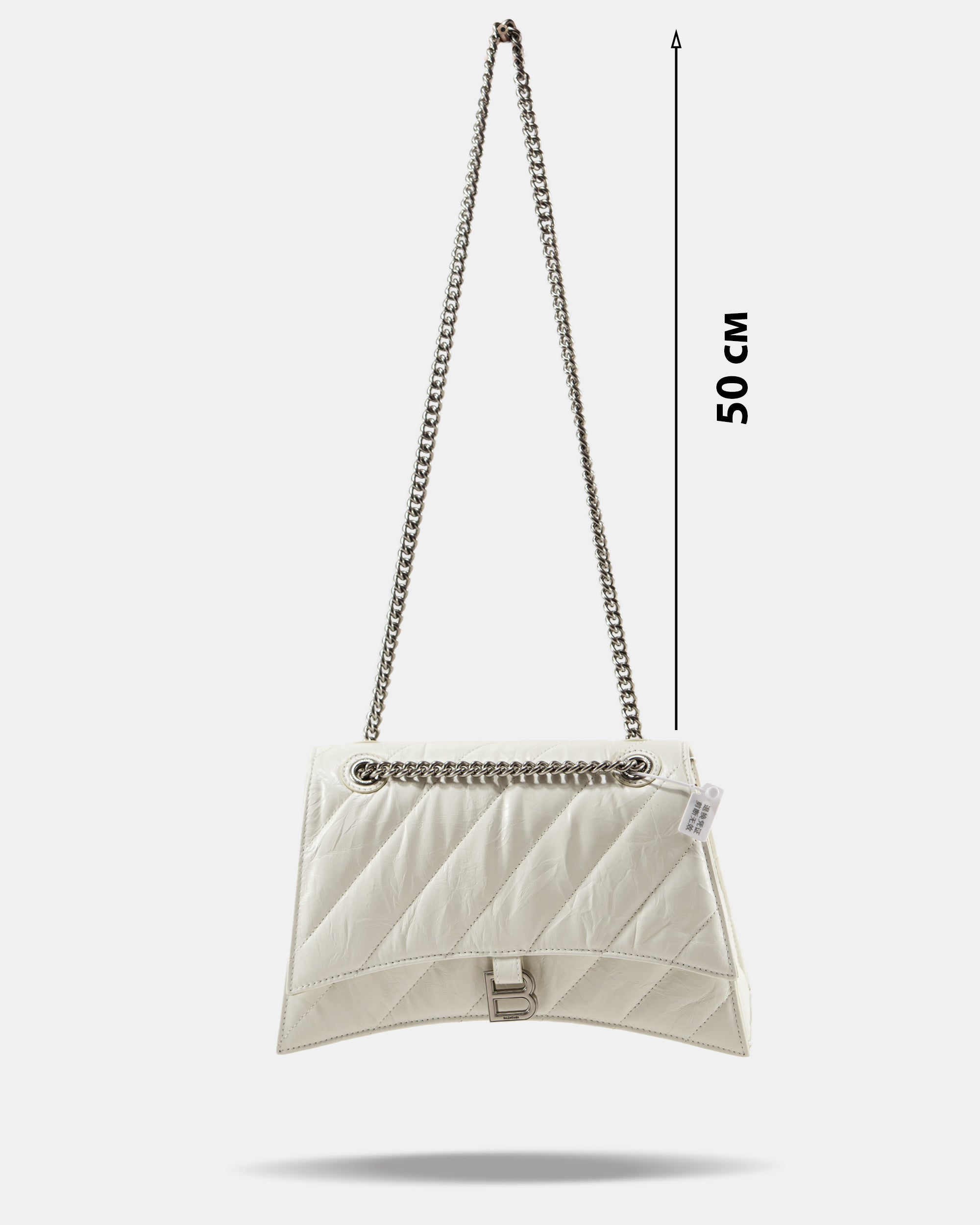 BALENCIAGA SHOULDER BAG IN WHITE