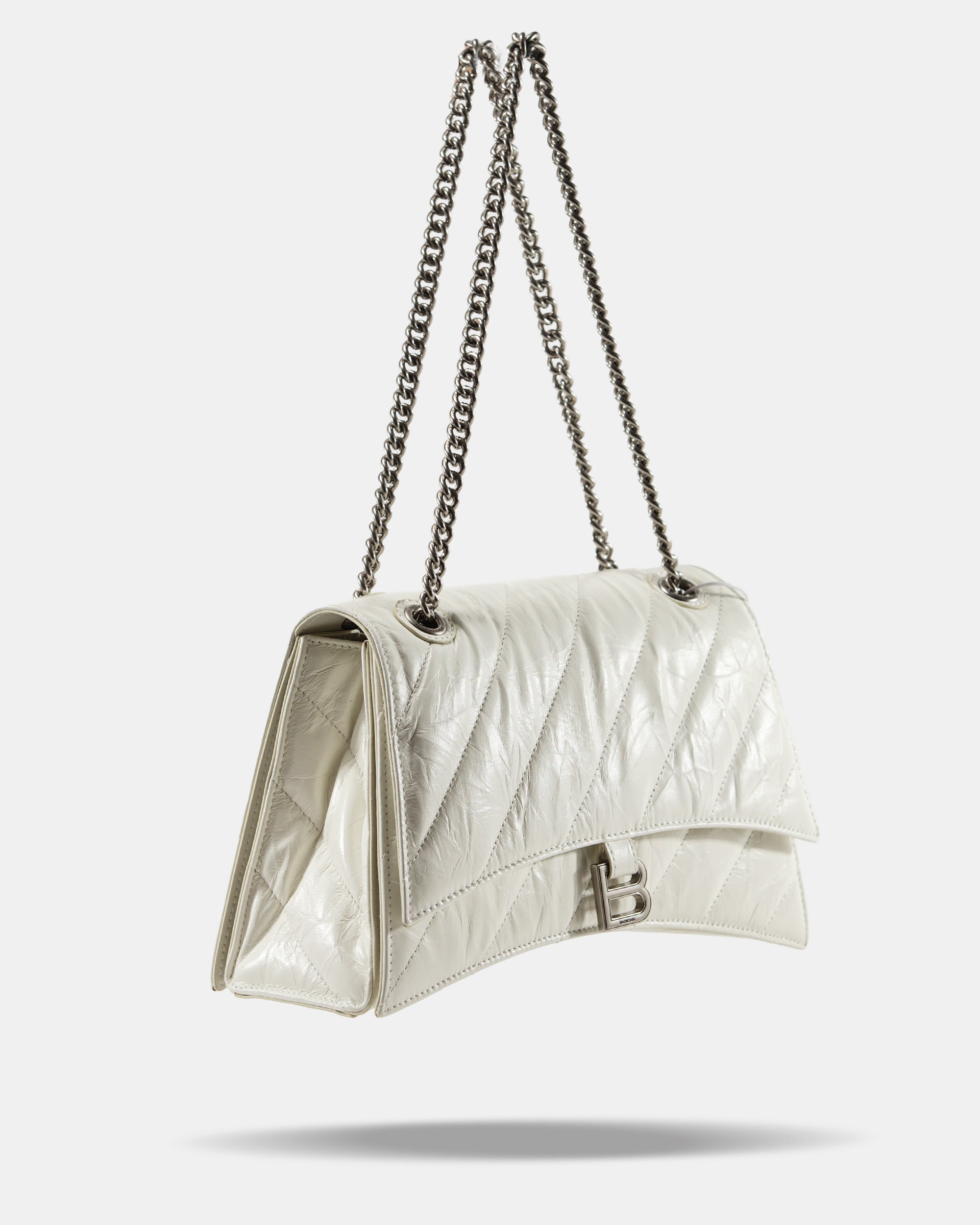 BALENCIAGA SHOULDER BAG IN WHITE