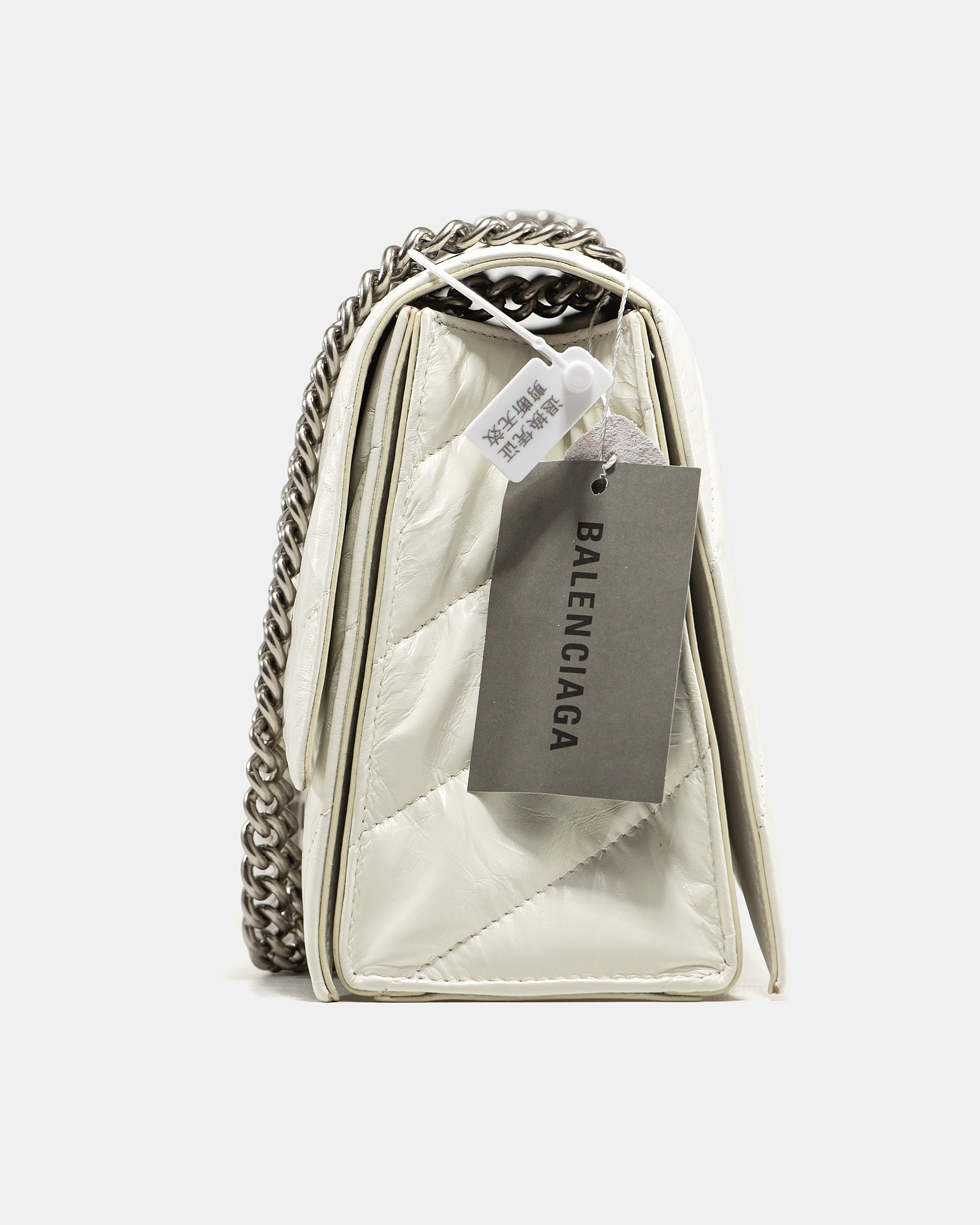 BALENCIAGA SHOULDER BAG IN WHITE