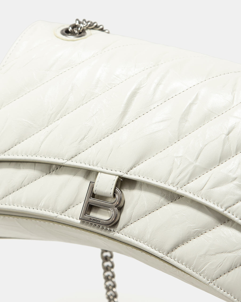 BALENCIAGA SHOULDER BAG IN WHITE