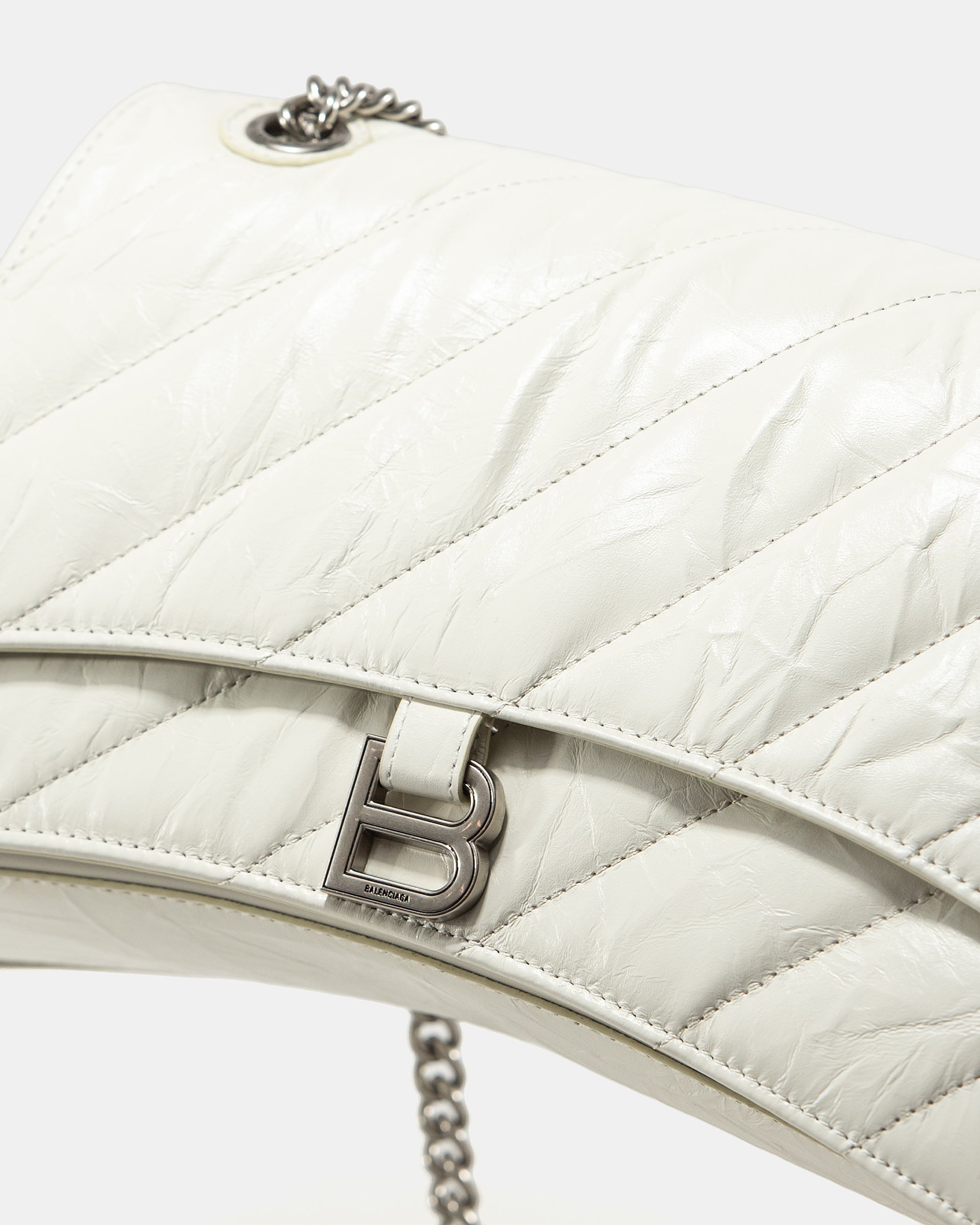 BALENCIAGA SHOULDER BAG IN WHITE