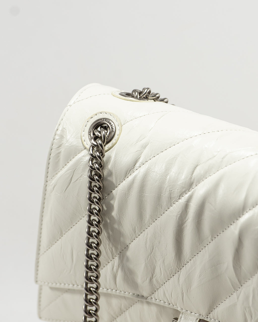 BALENCIAGA SHOULDER BAG IN WHITE