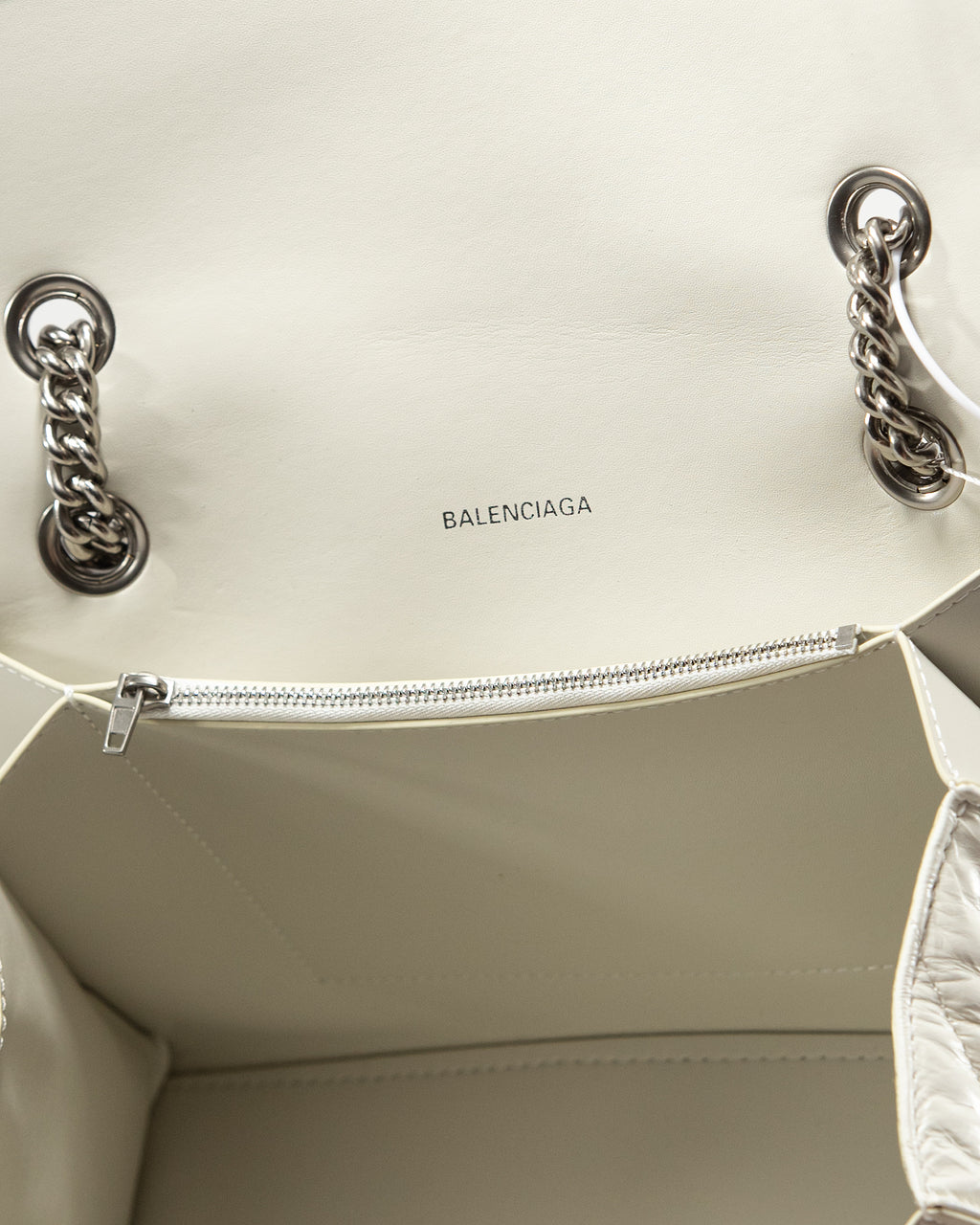 BALENCIAGA SHOULDER BAG IN WHITE