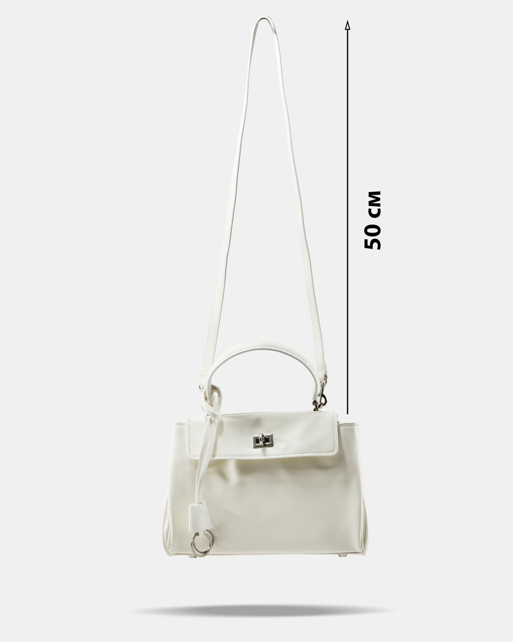 BALENCIAGA HOURGLASS TOP HANDLE BAG IN WHITE