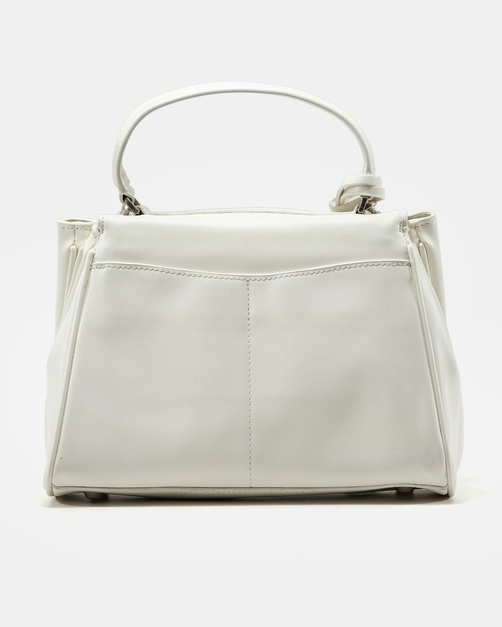 BALENCIAGA HOURGLASS TOP HANDLE BAG IN WHITE
