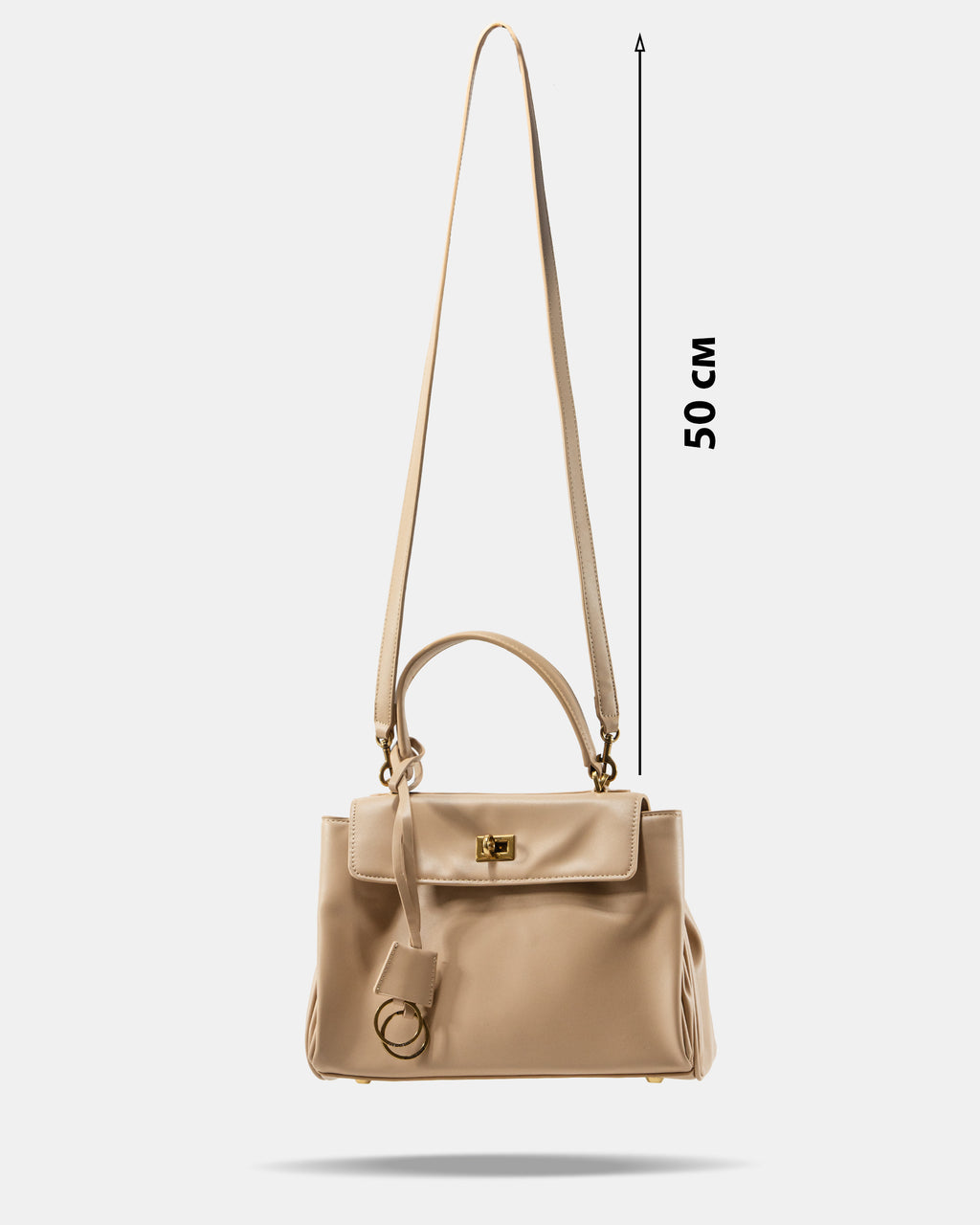BALENCIAGA HOURGLASS TOP HANDLE BAG IN BEIGE