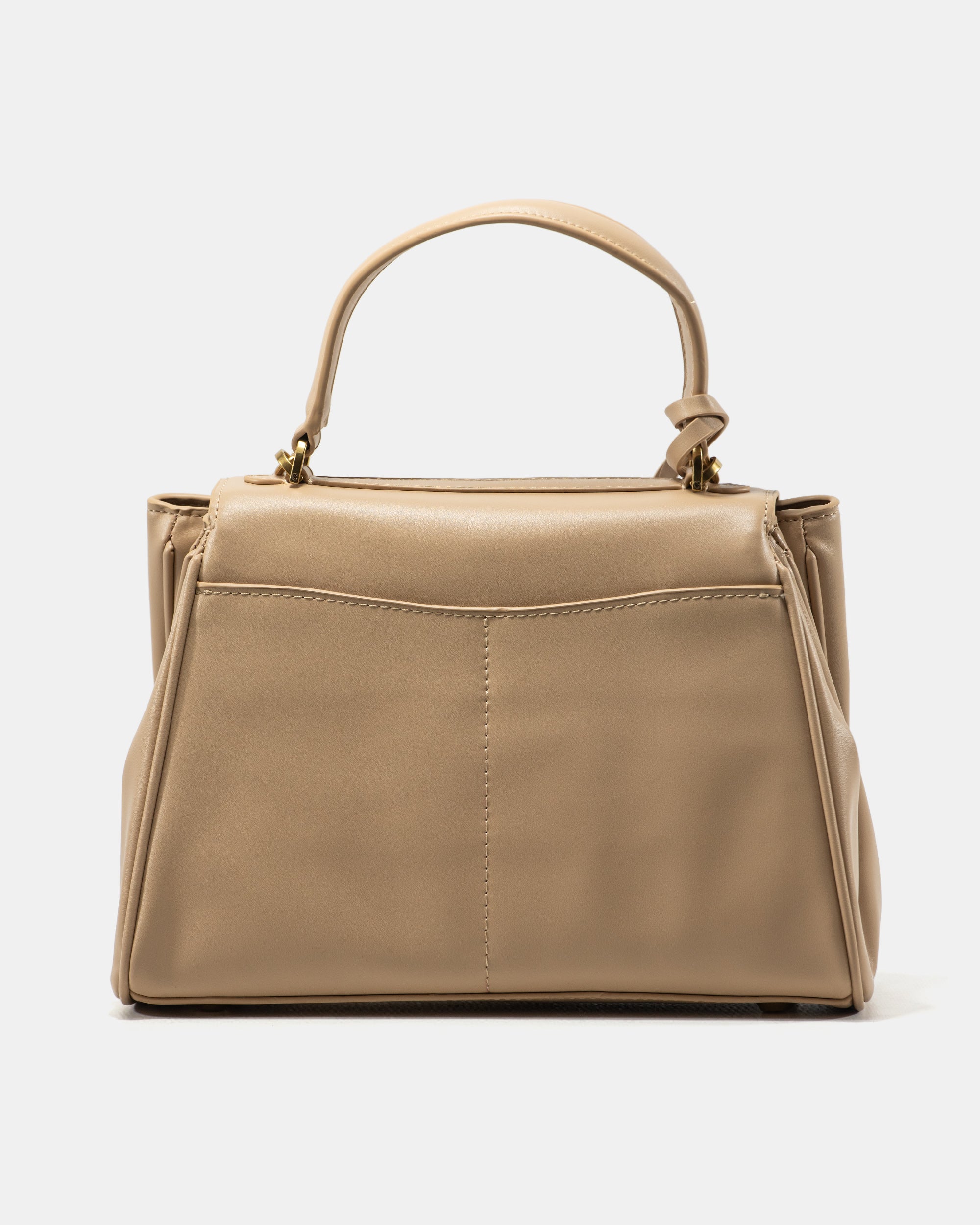 BALENCIAGA HOURGLASS TOP HANDLE BAG IN BEIGE