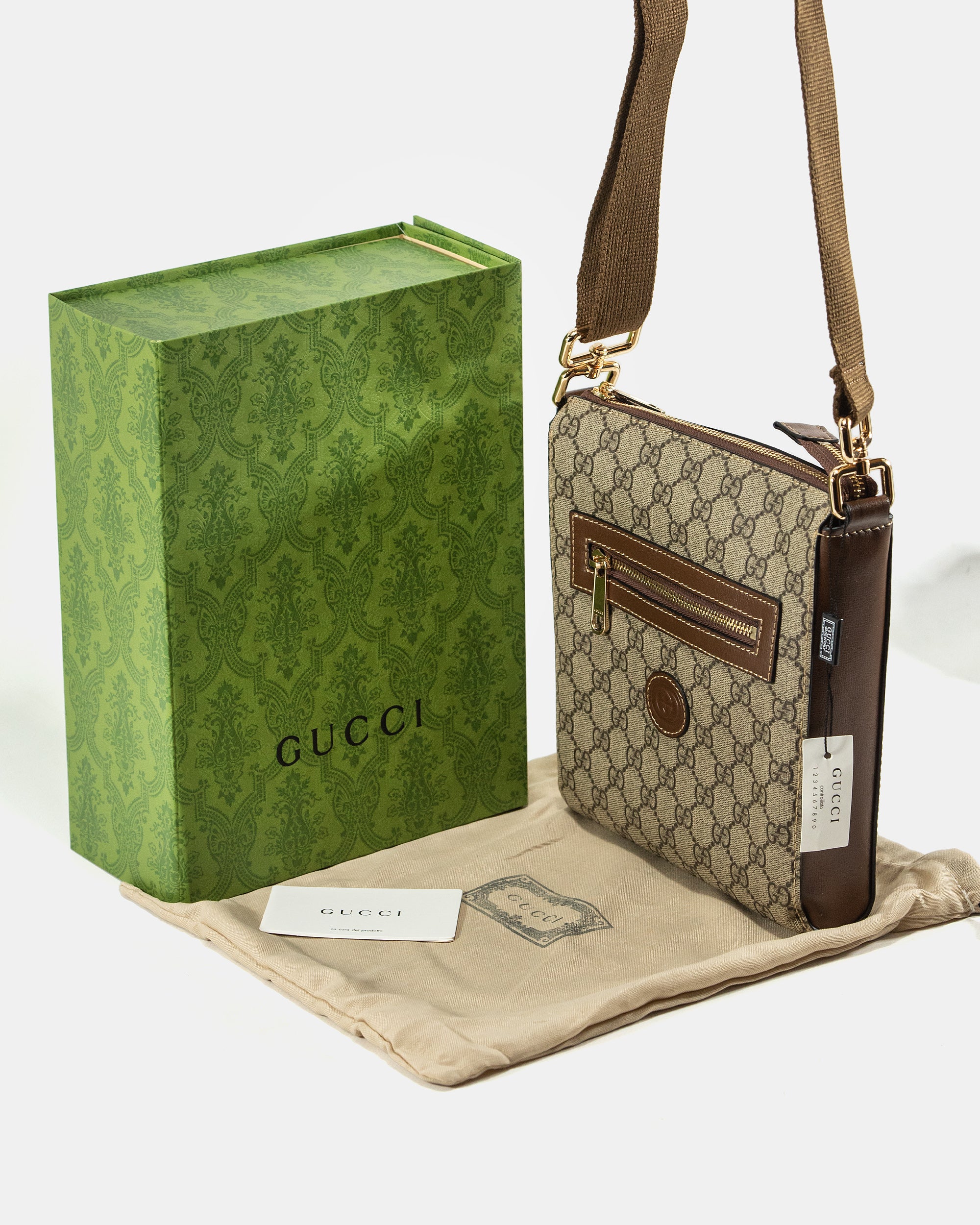 GUCCI X SUPREME MESSENGER OPHIDIA SHOULDER BAG