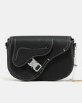 DIOR SADDLE MESSENGER BAG IN BLACK