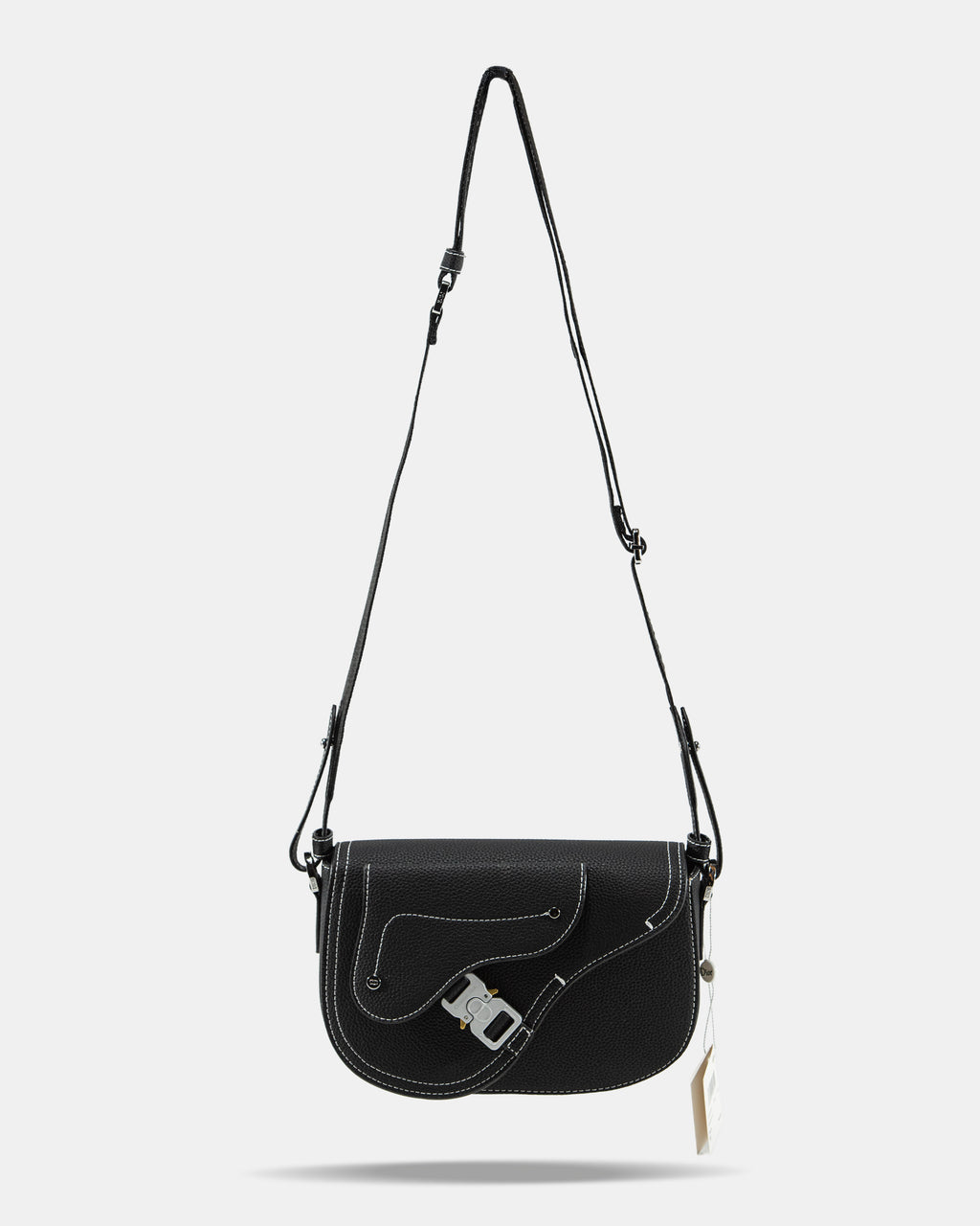 DIOR SADDLE MESSENGER BAG IN BLACK