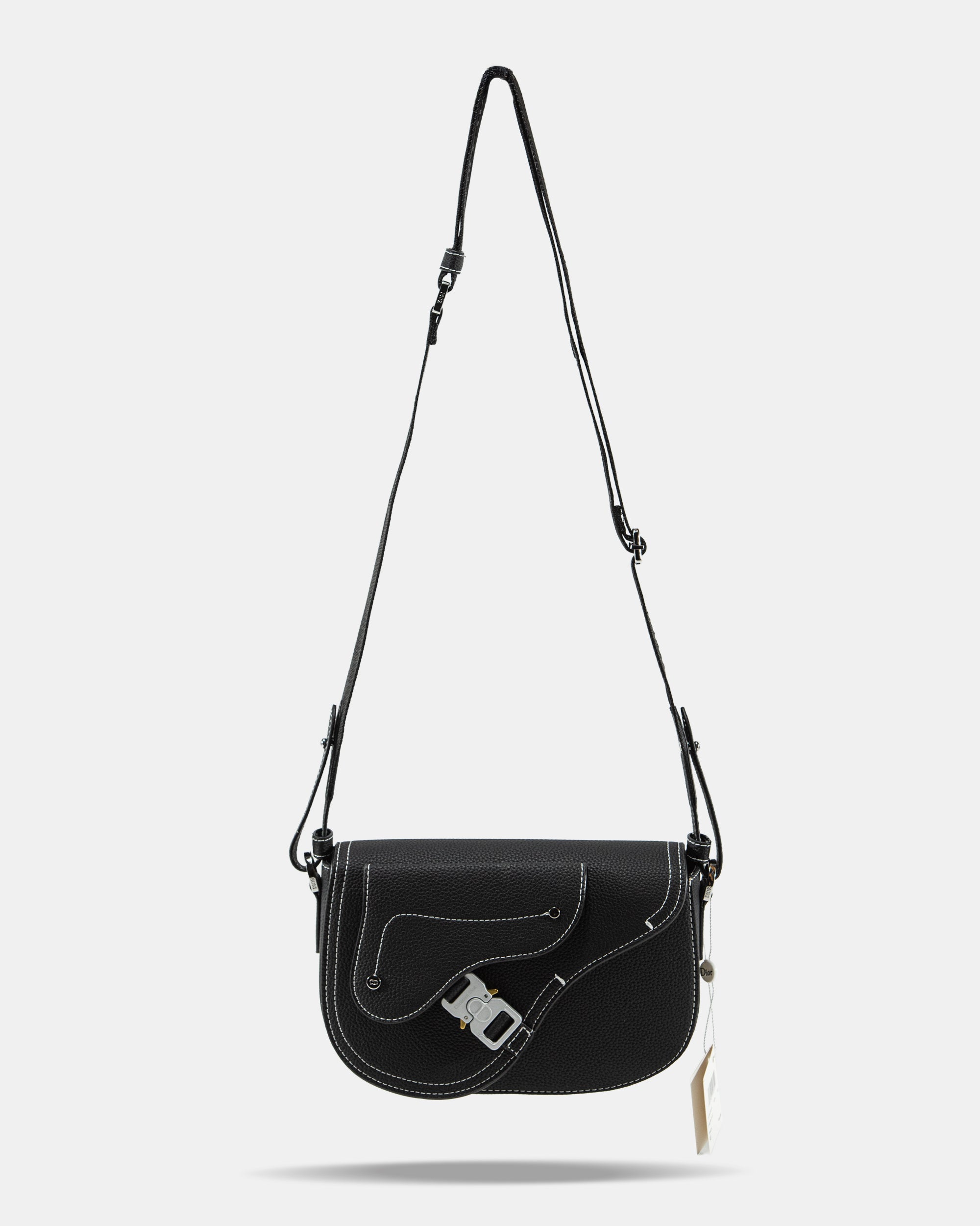 DIOR SADDLE MESSENGER BAG IN BLACK