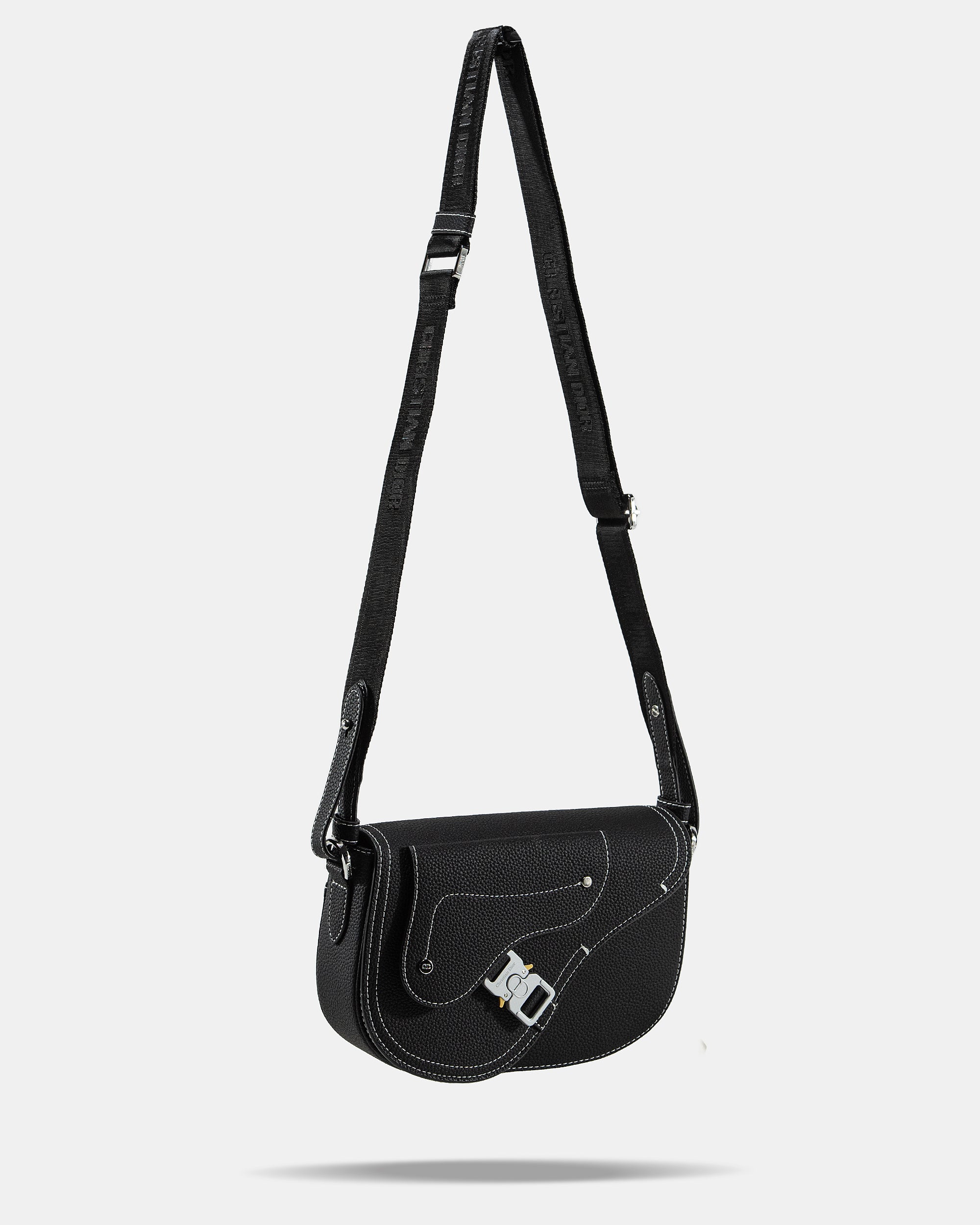 DIOR SADDLE MESSENGER BAG IN BLACK