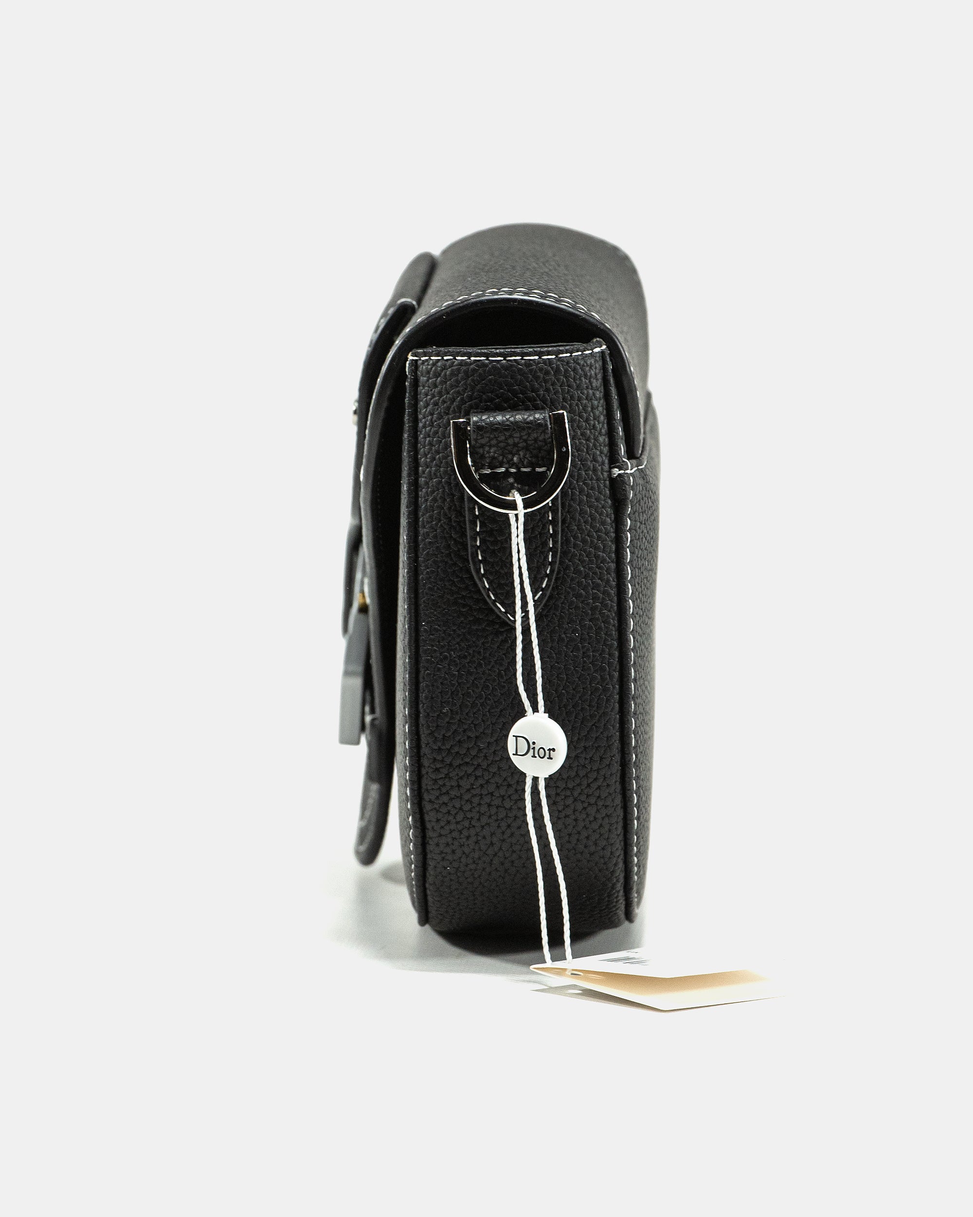 DIOR SADDLE MESSENGER BAG IN BLACK