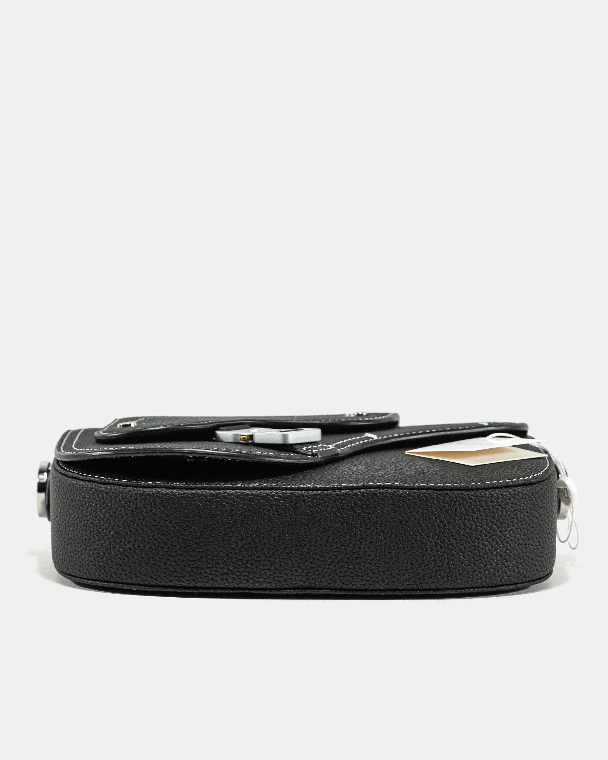 DIOR SADDLE MESSENGER BAG IN BLACK
