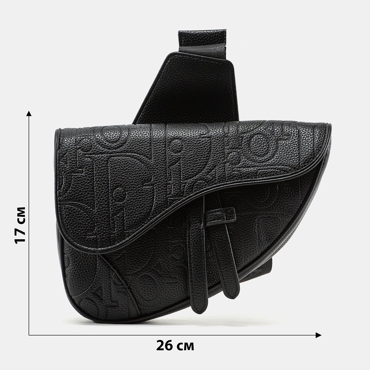 DIOR SADDLE BAG IN BLACK