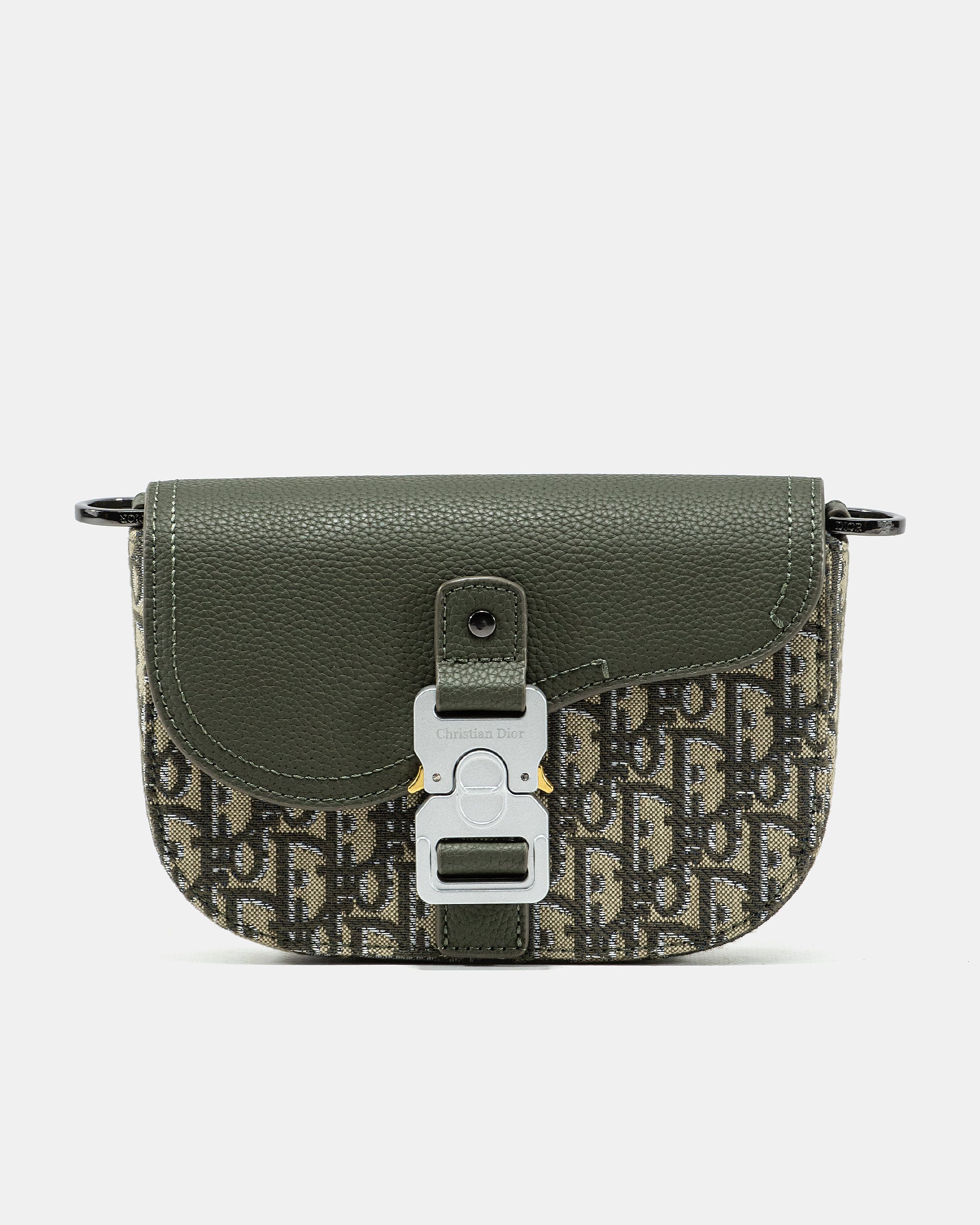 DIOR MINI SADDLE MESSENGER BAG WITH FLAP