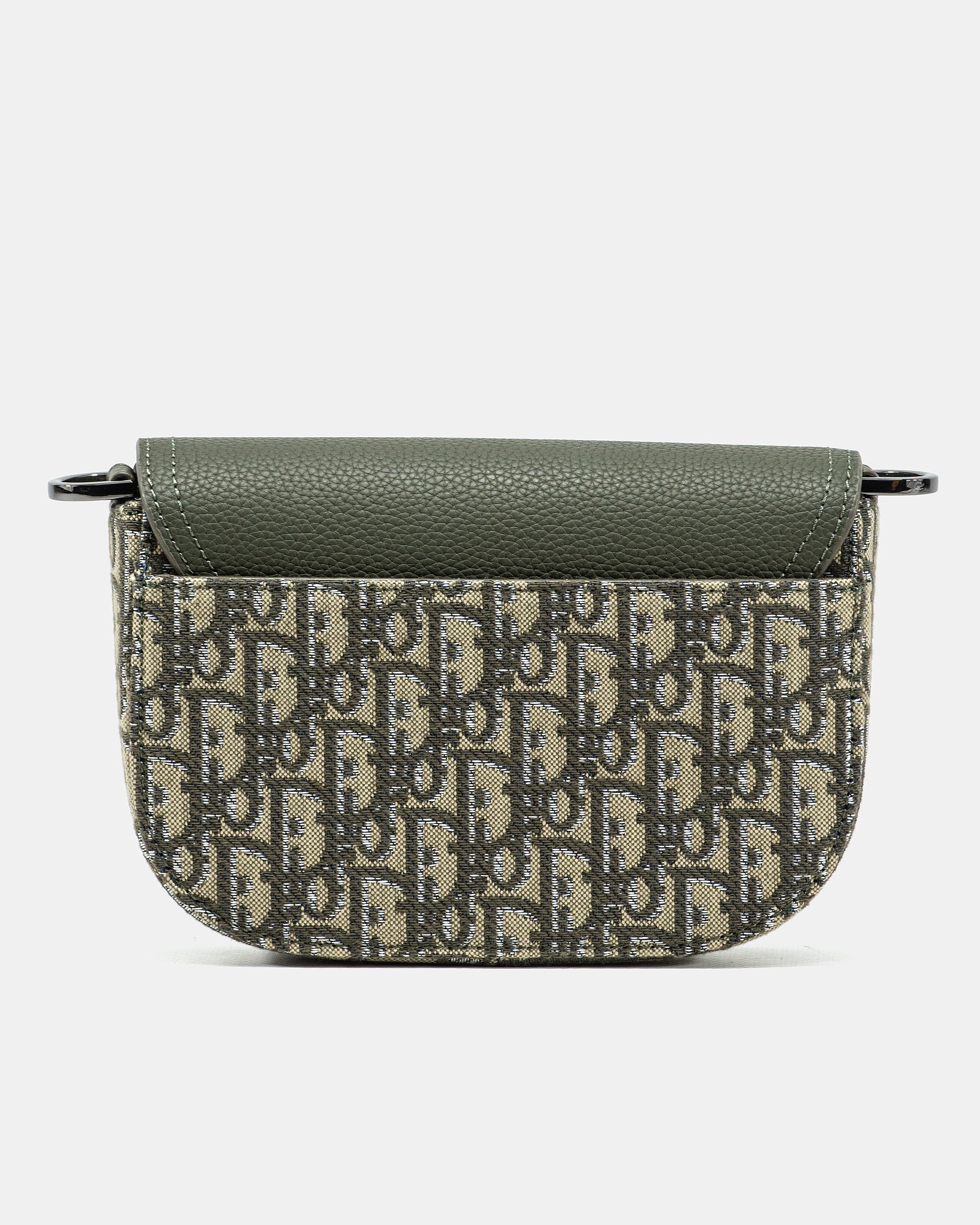 DIOR MINI SADDLE MESSENGER BAG WITH FLAP