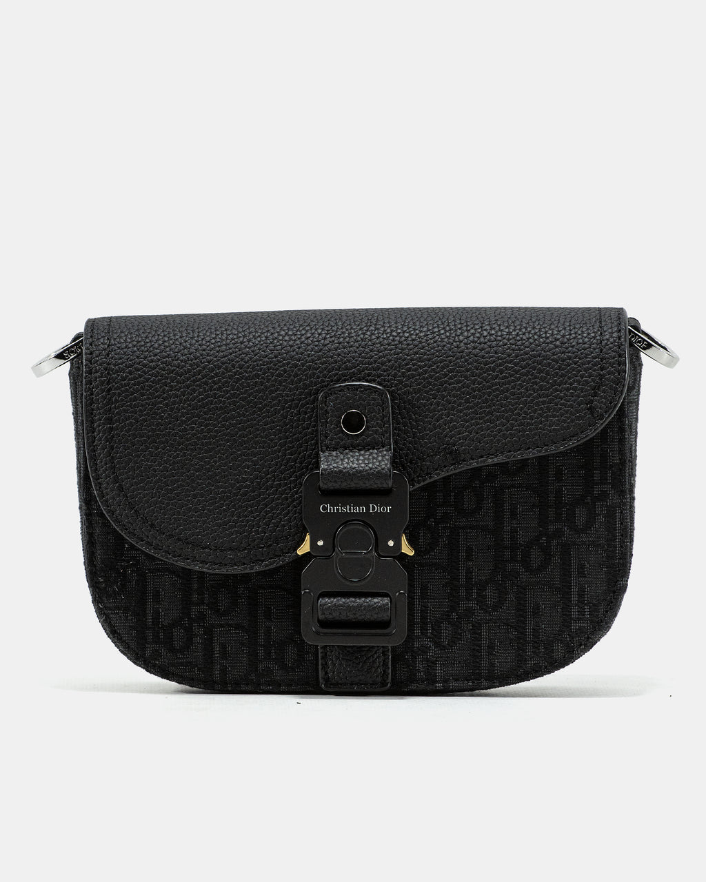DIOR MINI SADDLE MESSENGER BAG WITH FLAP