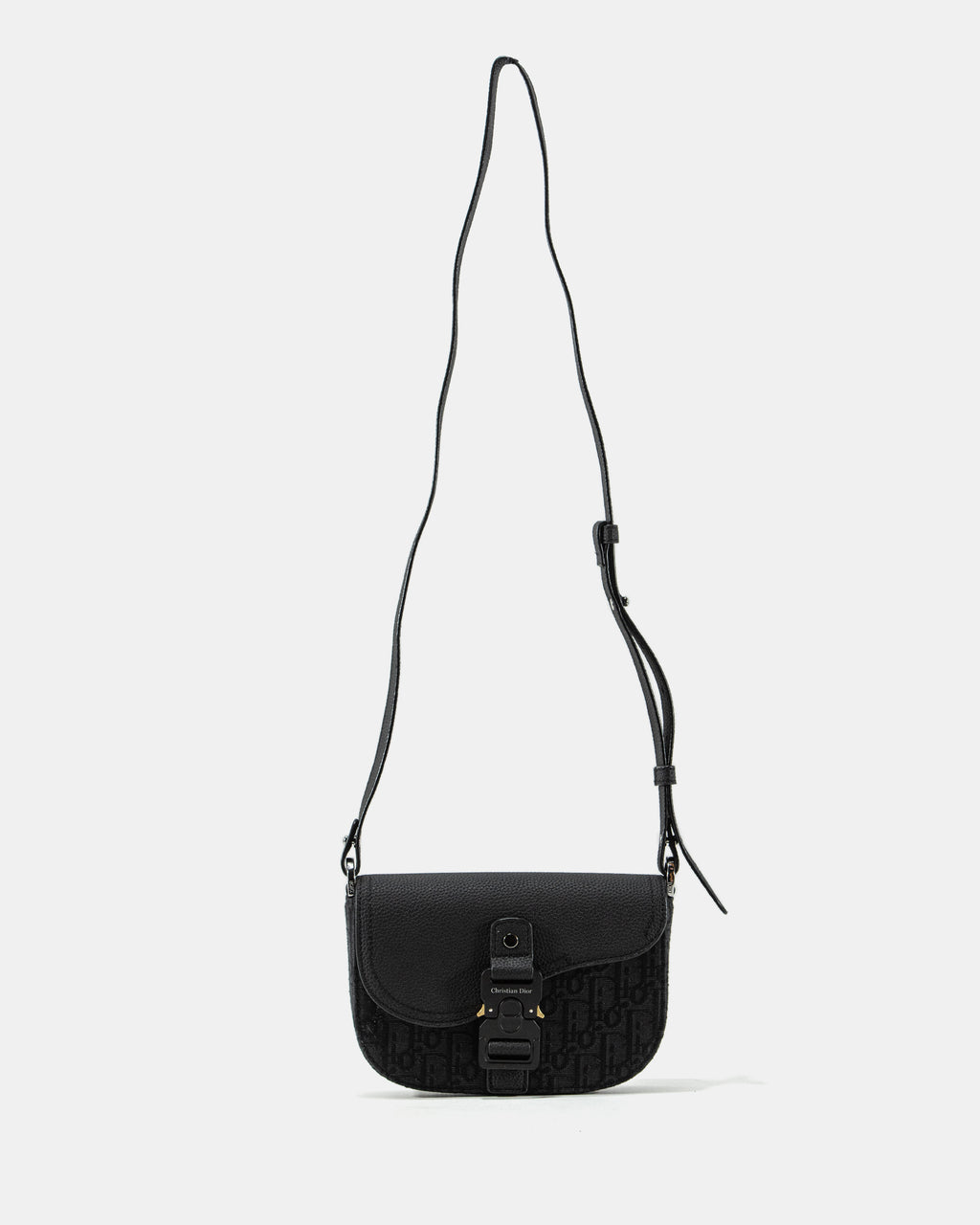DIOR MINI SADDLE MESSENGER BAG WITH FLAP