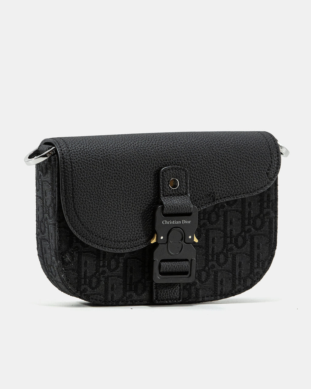 DIOR MINI SADDLE MESSENGER BAG WITH FLAP