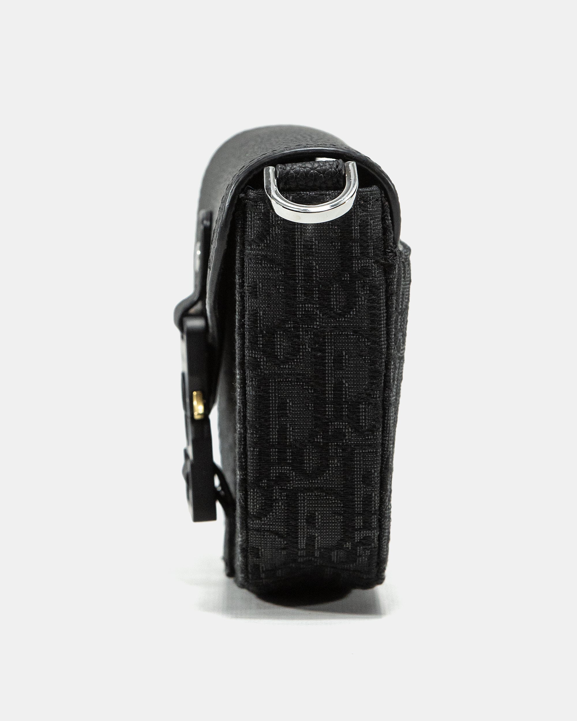 DIOR MINI SADDLE MESSENGER BAG WITH FLAP