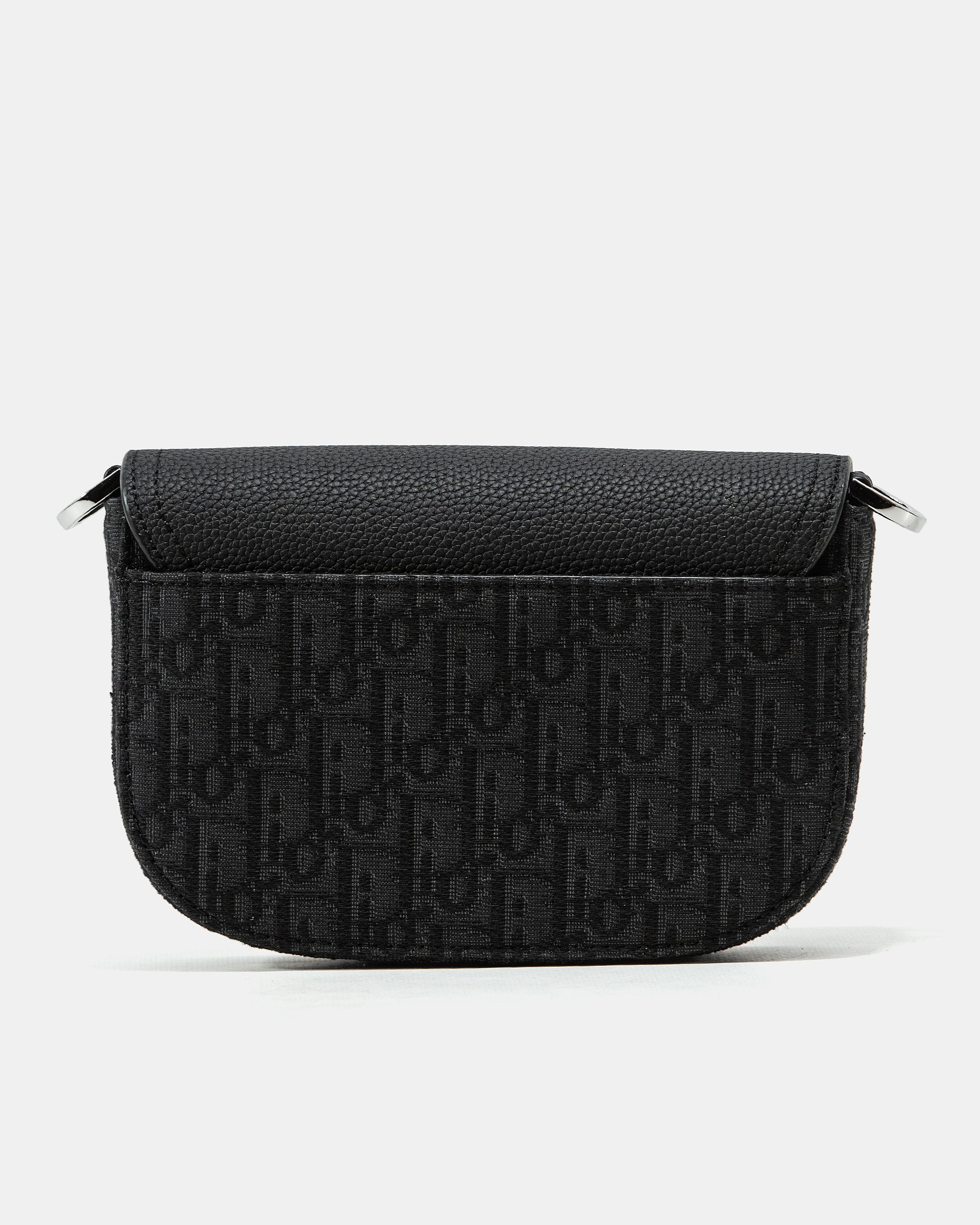 DIOR MINI SADDLE MESSENGER BAG WITH FLAP