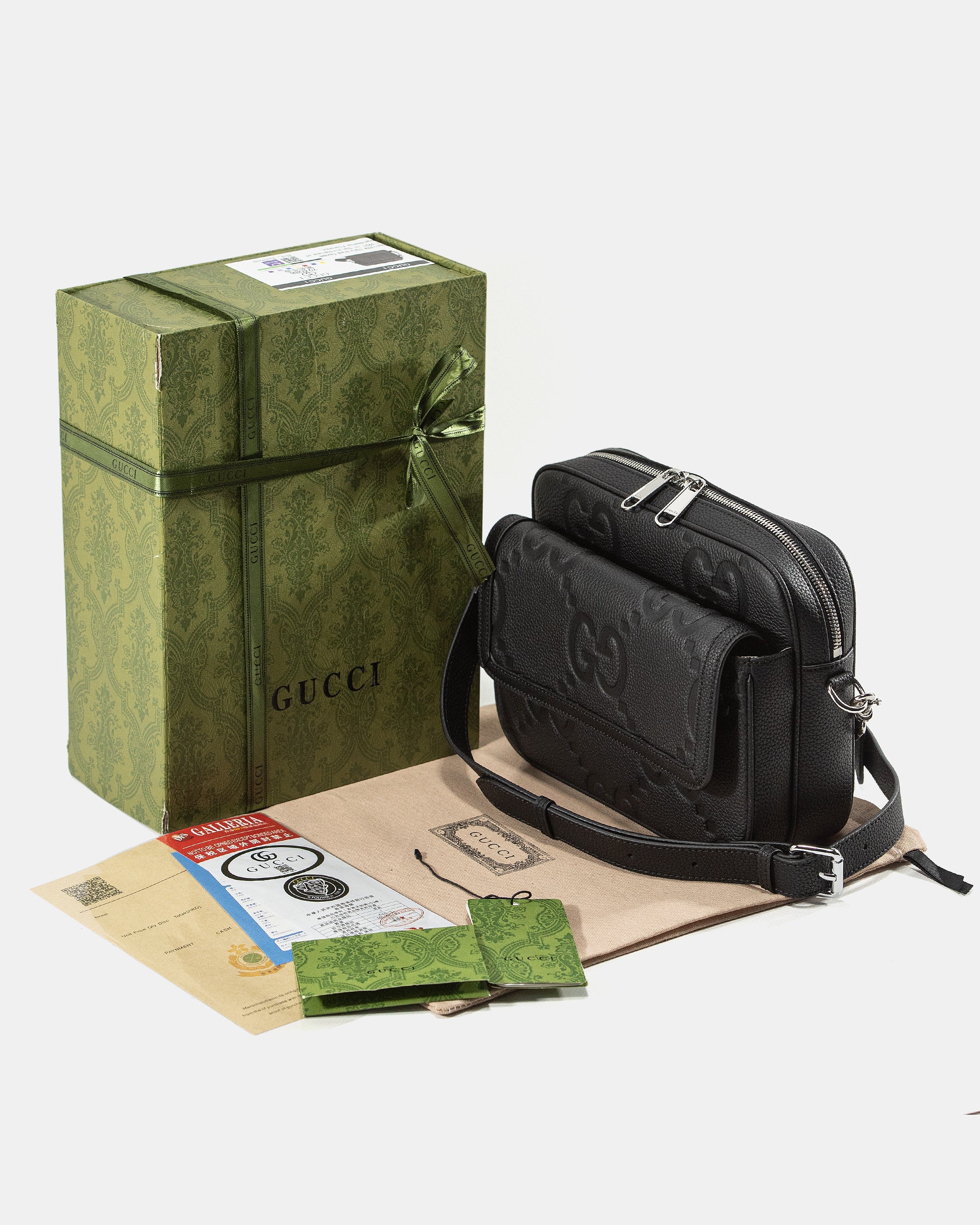 GUCCI JUMBO GG CROSSBODY BAG