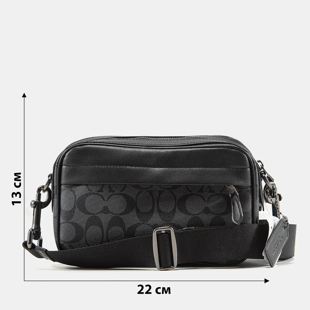 COACH GRAHAM CROSSBODY IN BLACK CANVAS